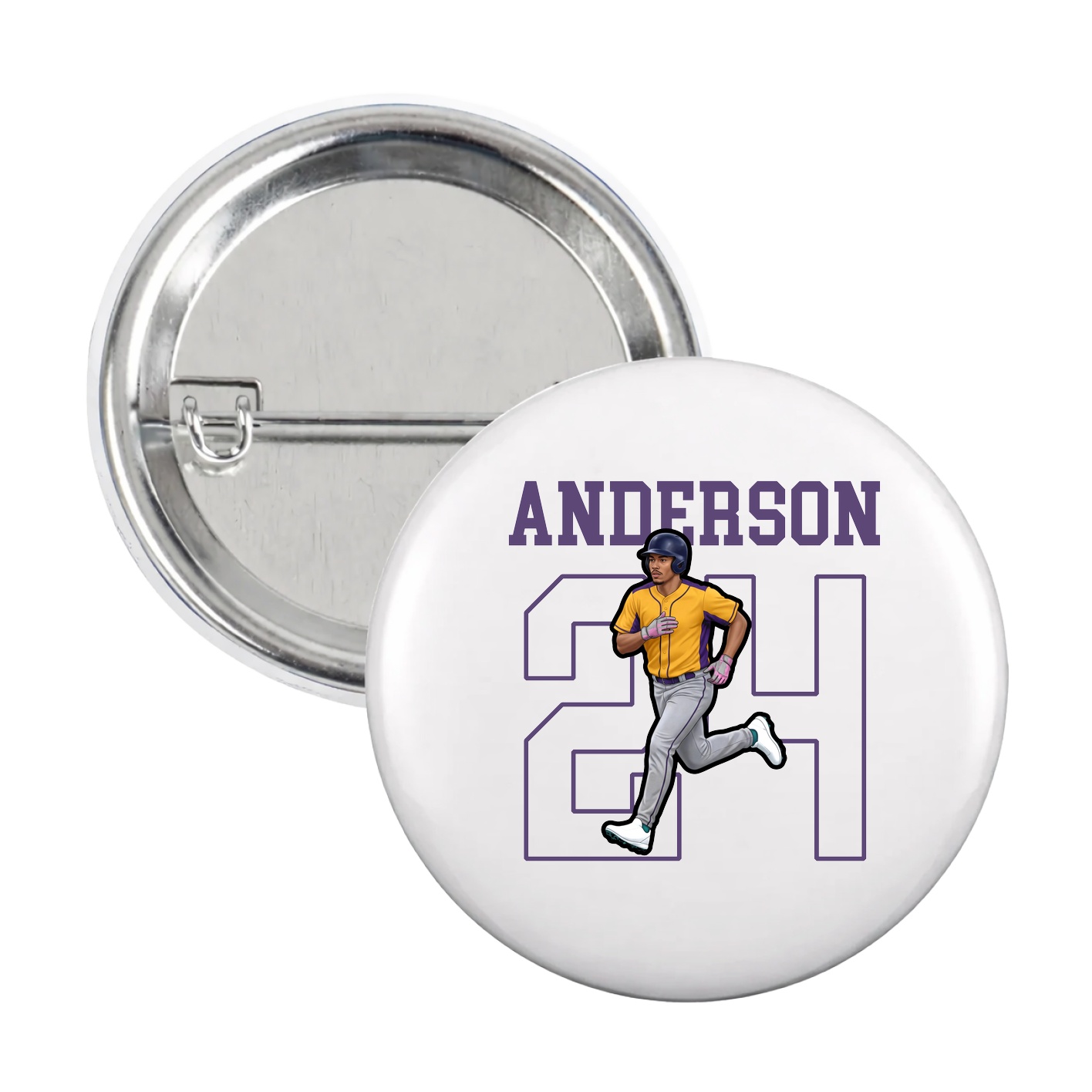Game Day Button — Shirsey in White