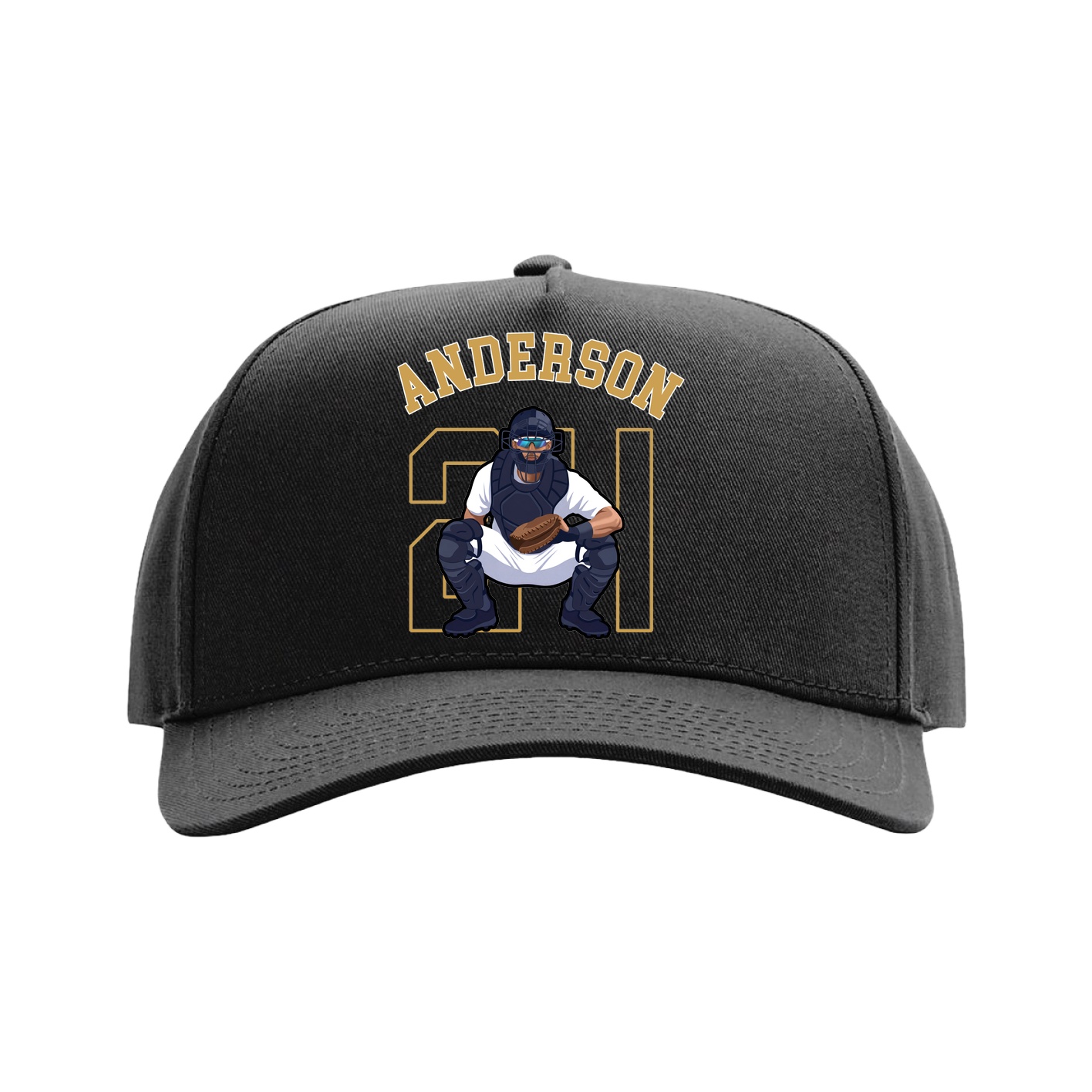 Full Fabric Five-Panel Champ Cap