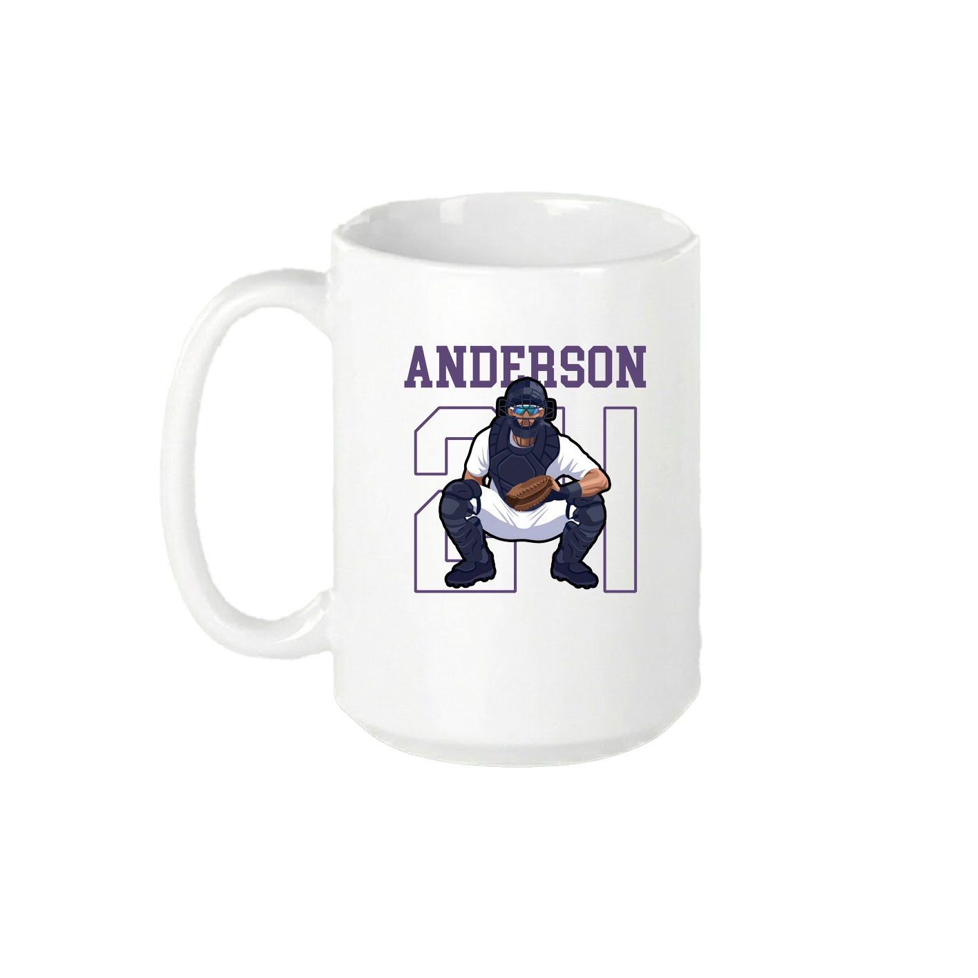 15oz Coffee Mug — Shirsey in White