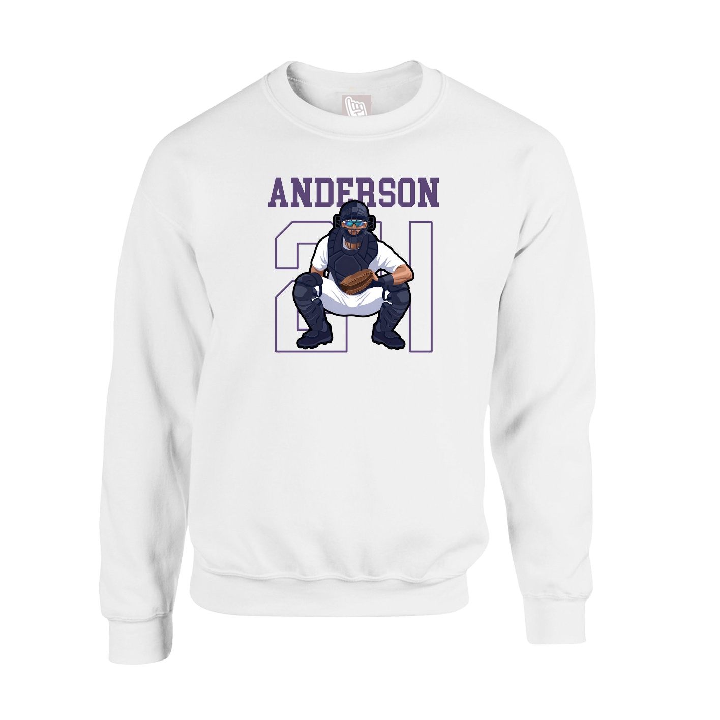 Fleece Crew — Shirsey in White
