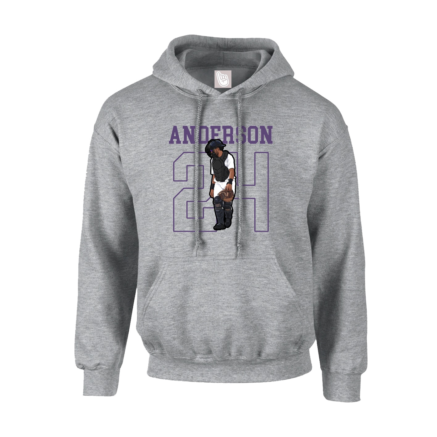 Hoodie — Shirsey in Grey