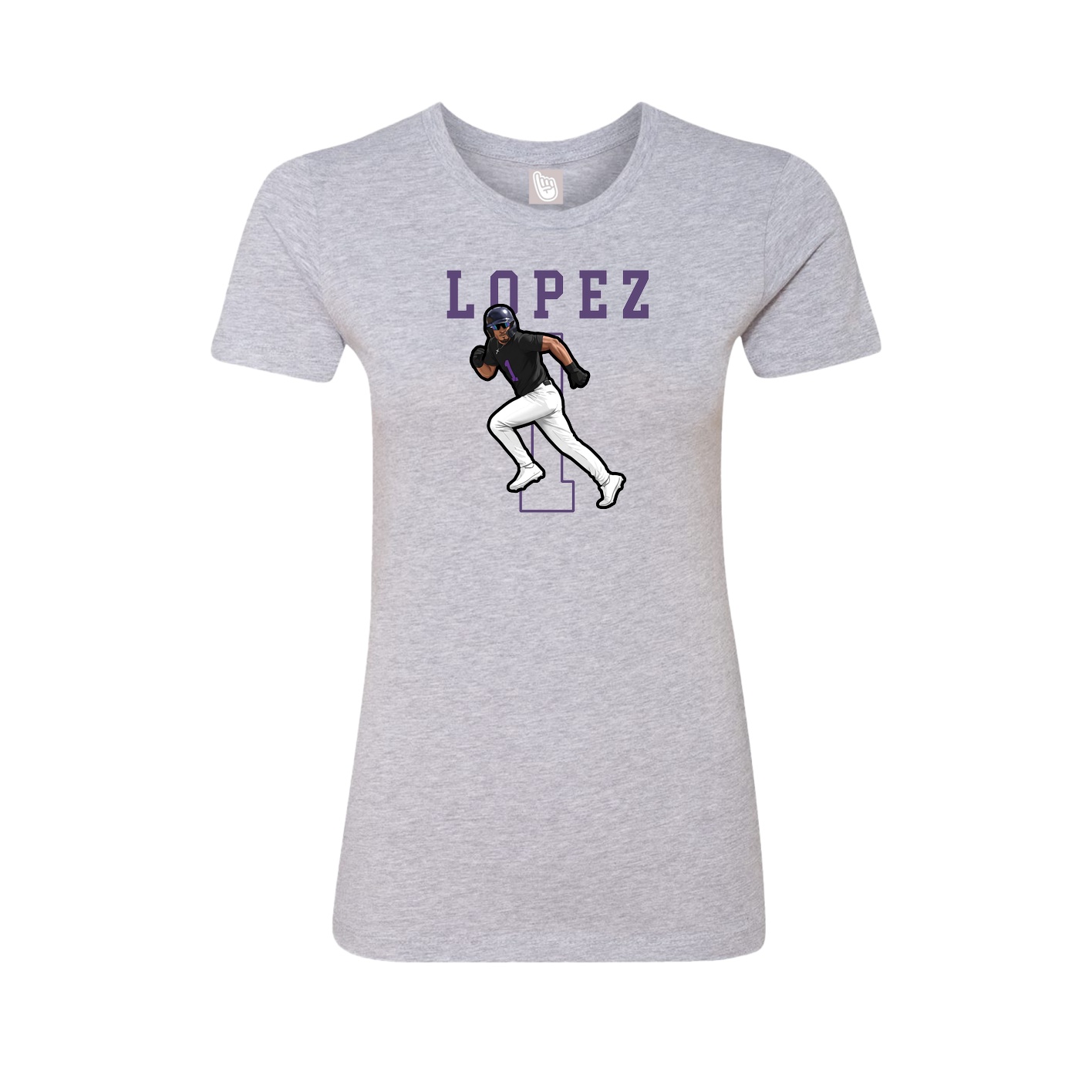 Fitted Women's Tee — Shirsey in Grey