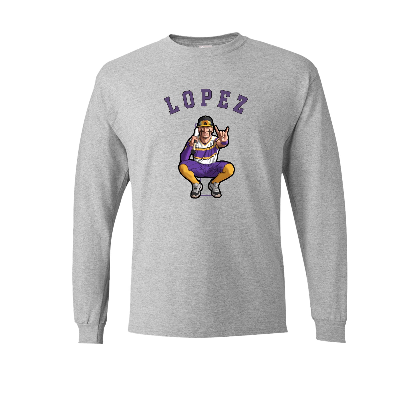 Long Sleeve Tee — Shirsey Arch in Grey