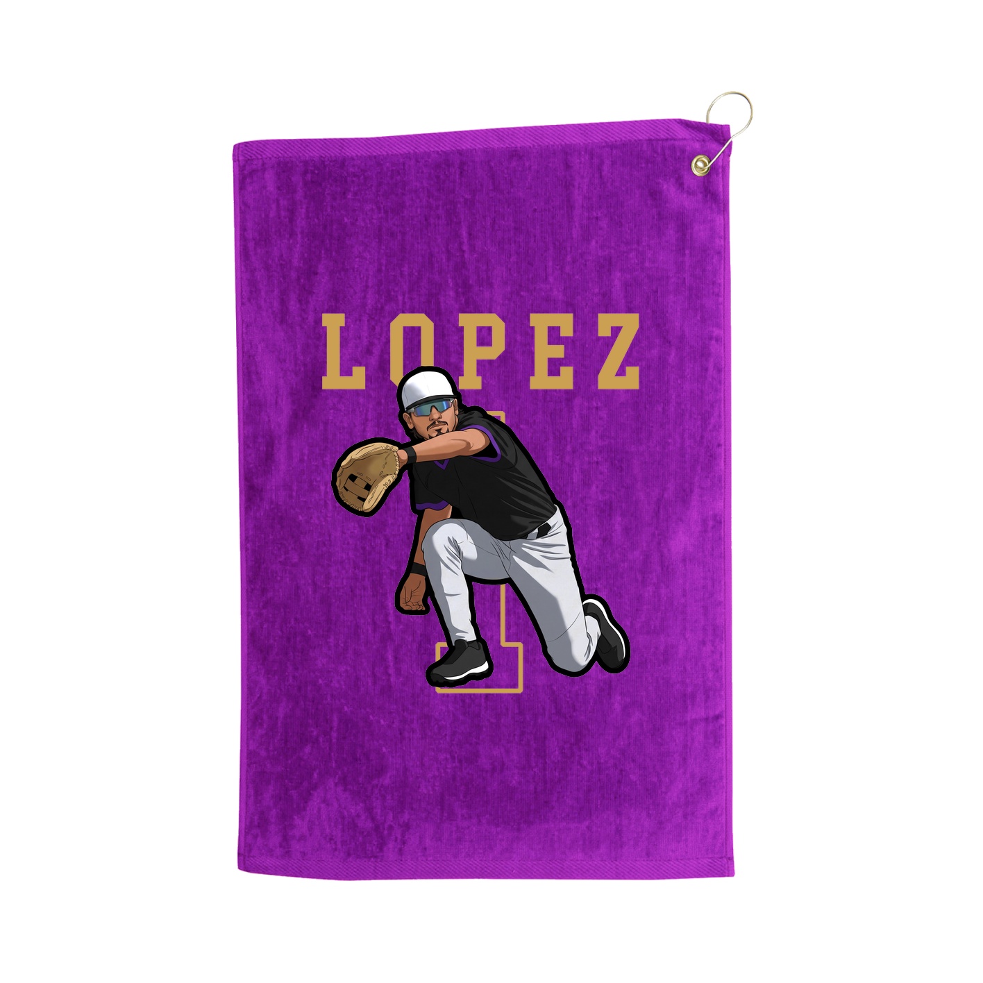 Golf Towel — Shirsey in Purple