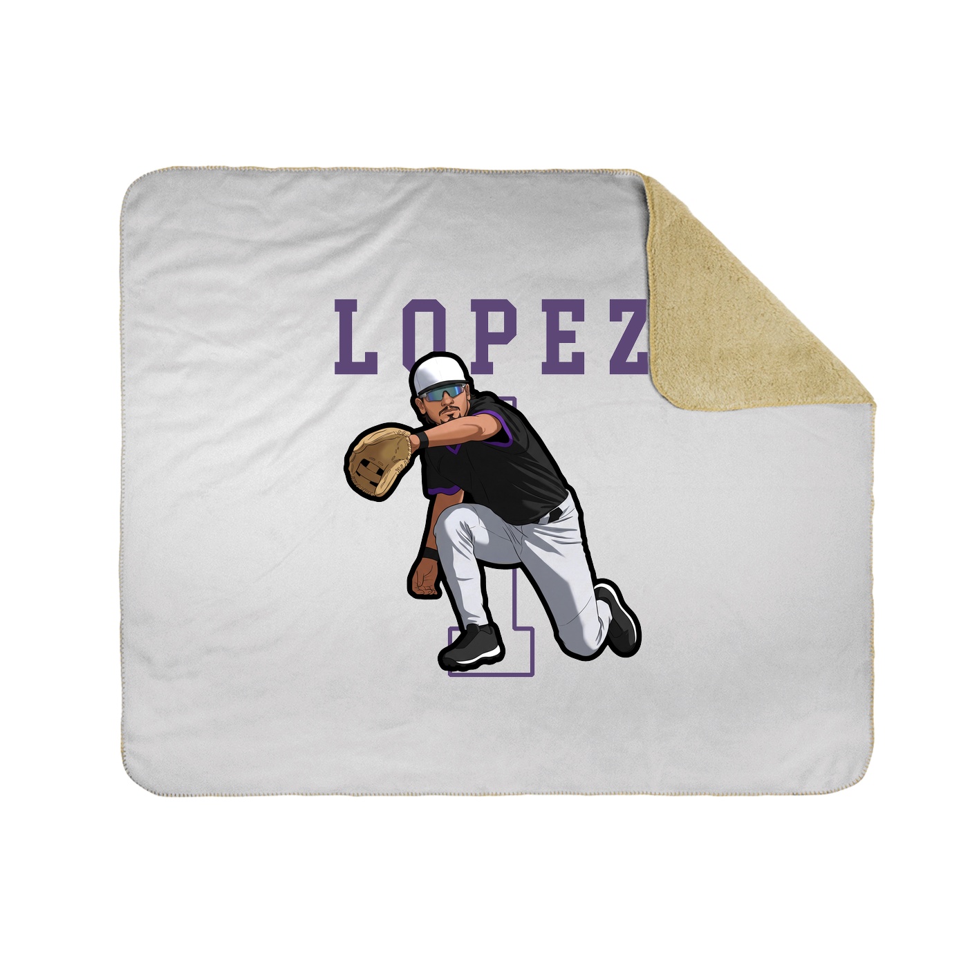 Throw Blanket — Shirsey in White