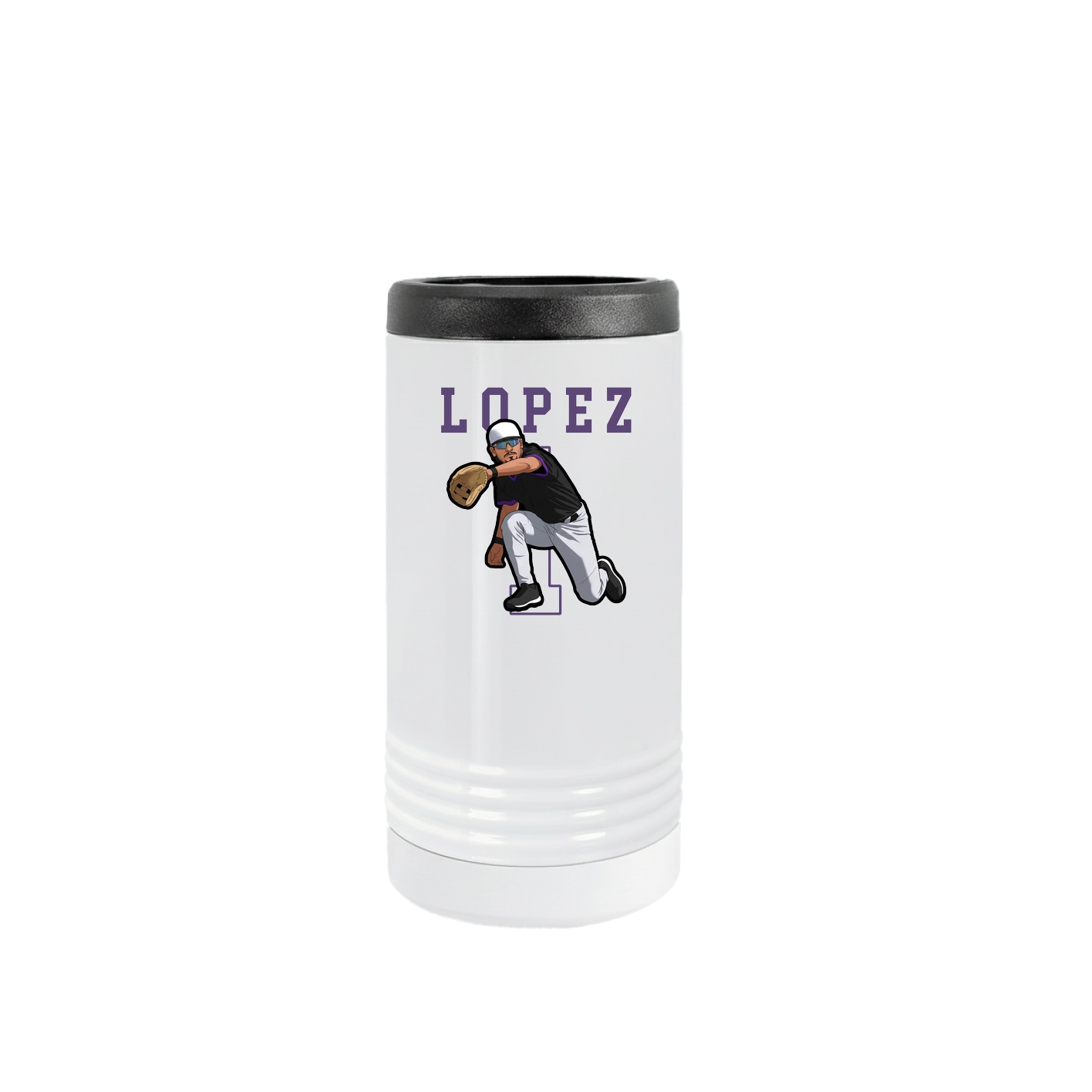 Slim Beverage Holder — Shirsey in White
