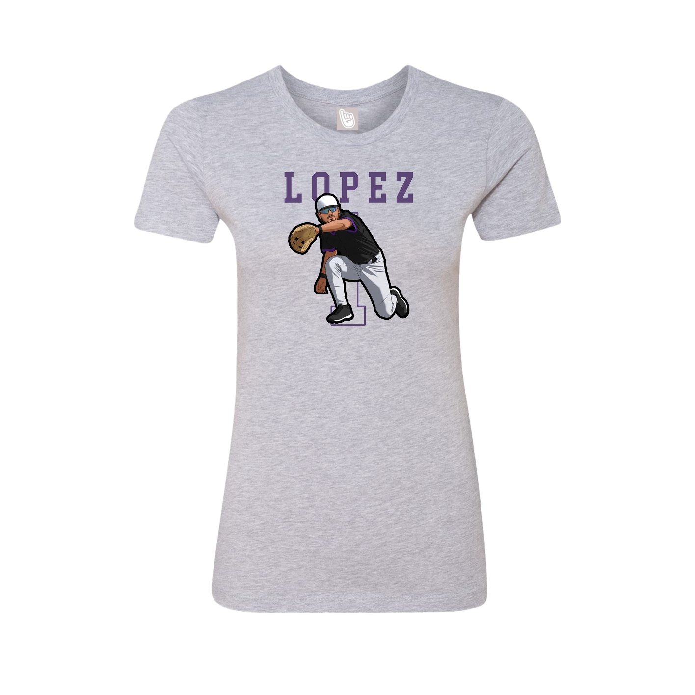 Fitted Women's Tee — Shirsey in Grey