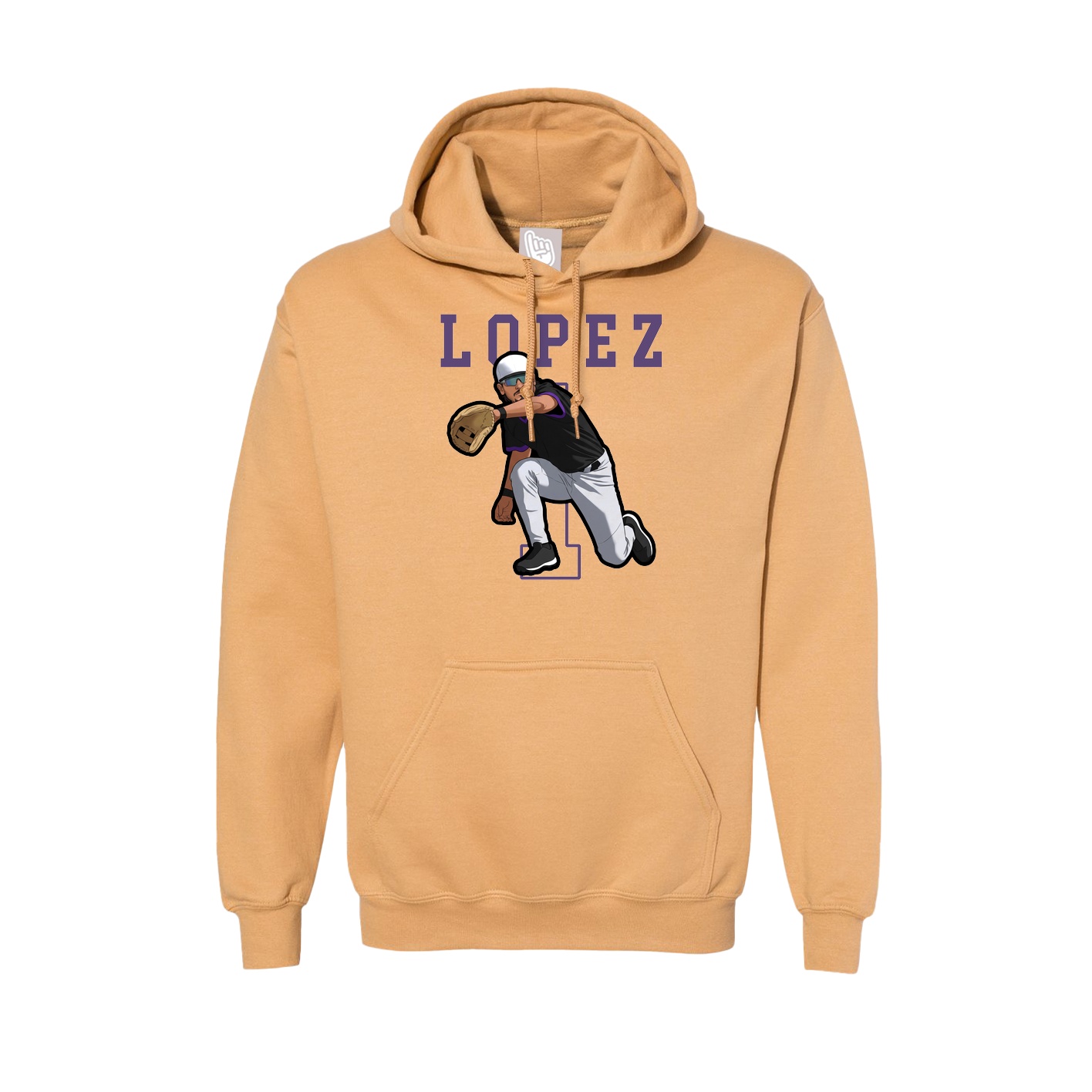 Hoodie — Shirsey in Vegas Gold