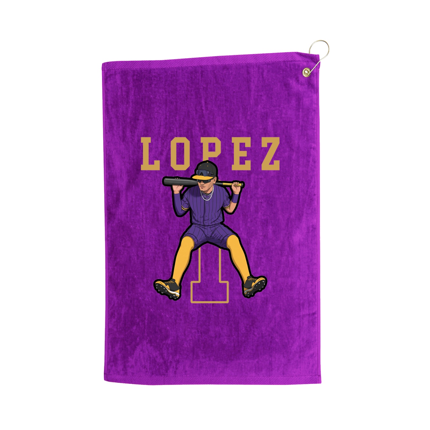 Golf Towel — Shirsey in Purple