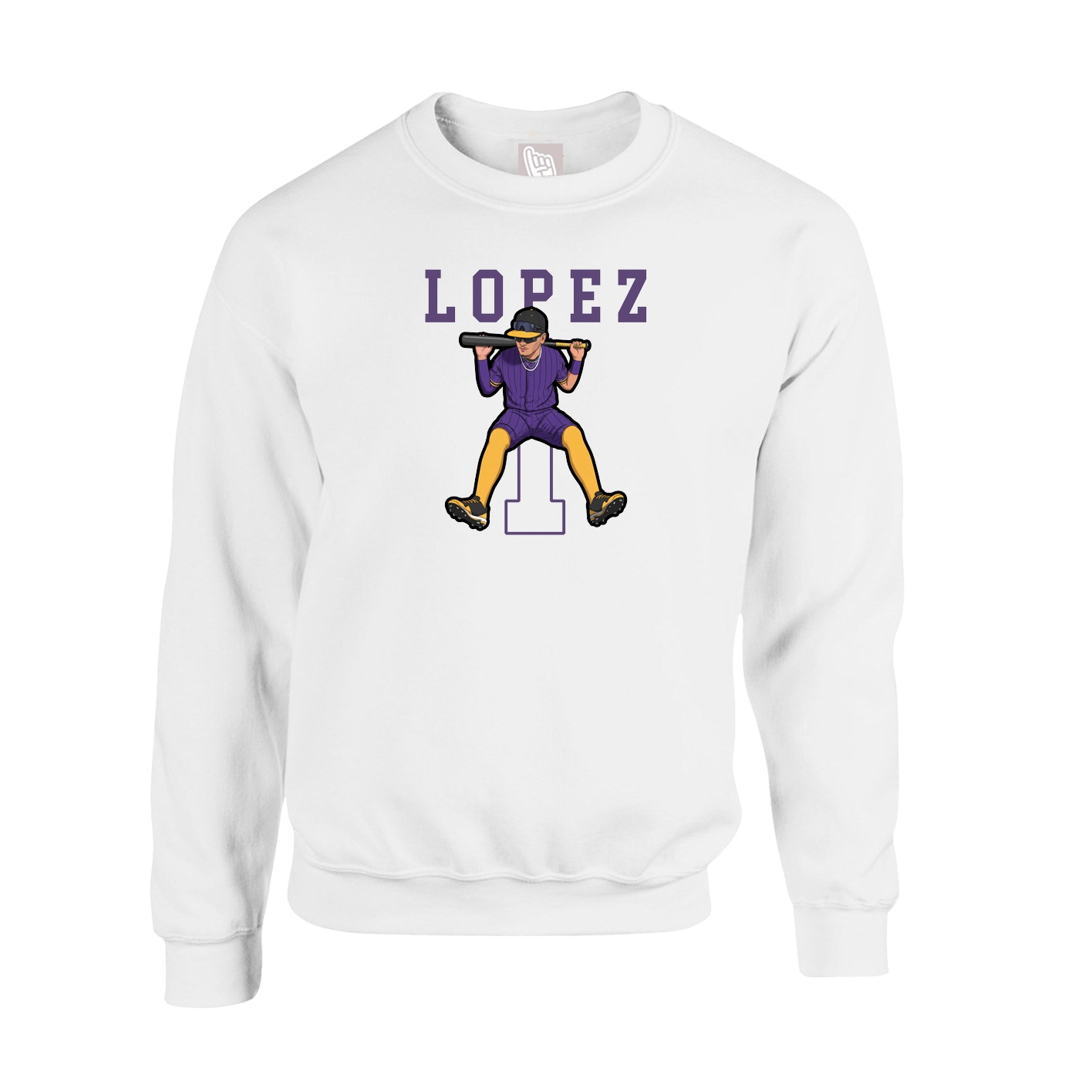 Fleece Crew — Shirsey in White