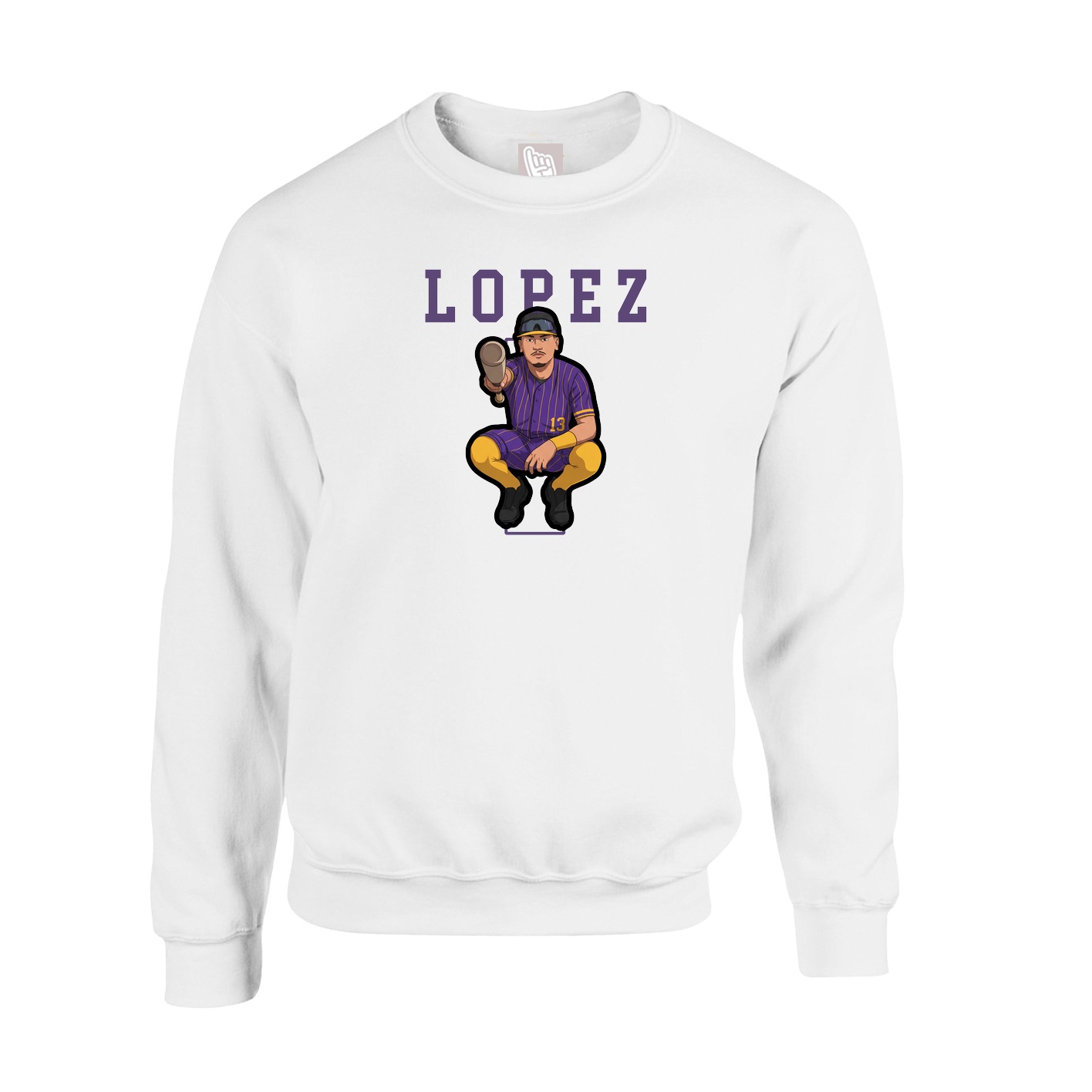Fleece Crew — Shirsey in White