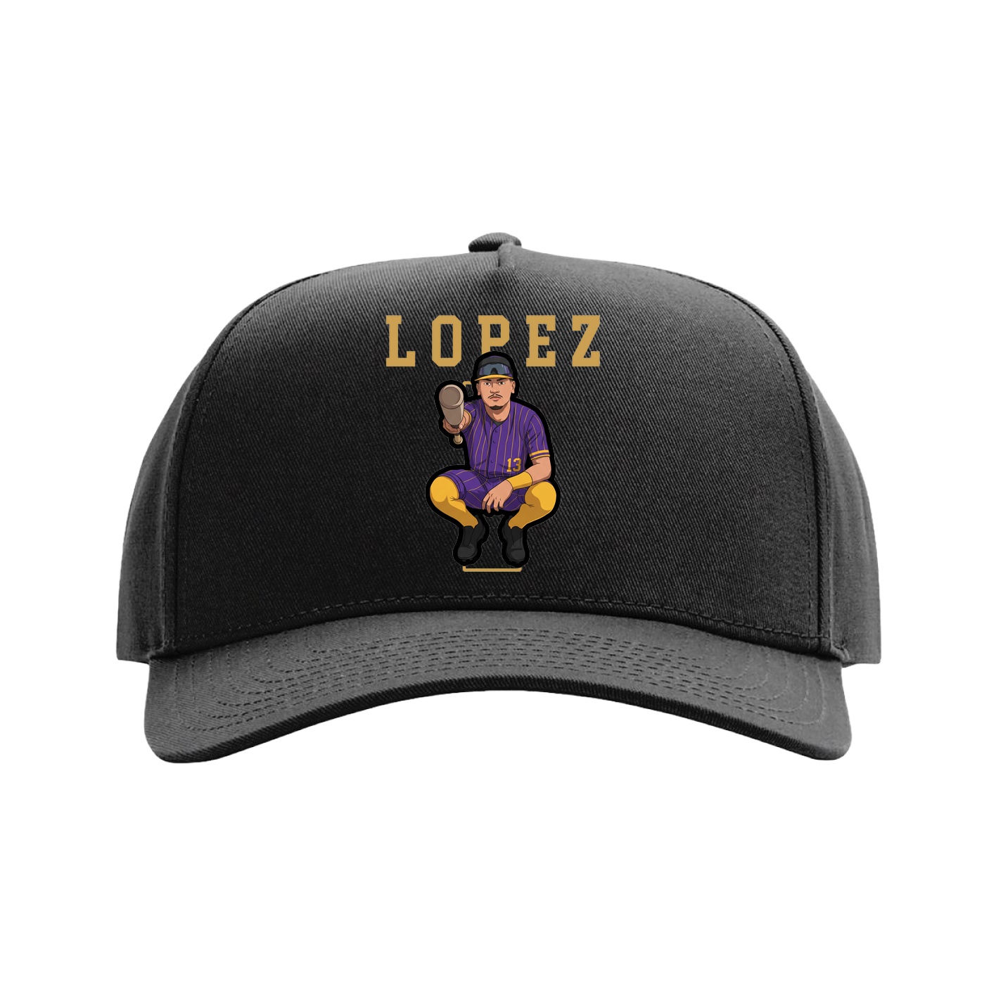 Full Fabric Five-Panel Champ Cap