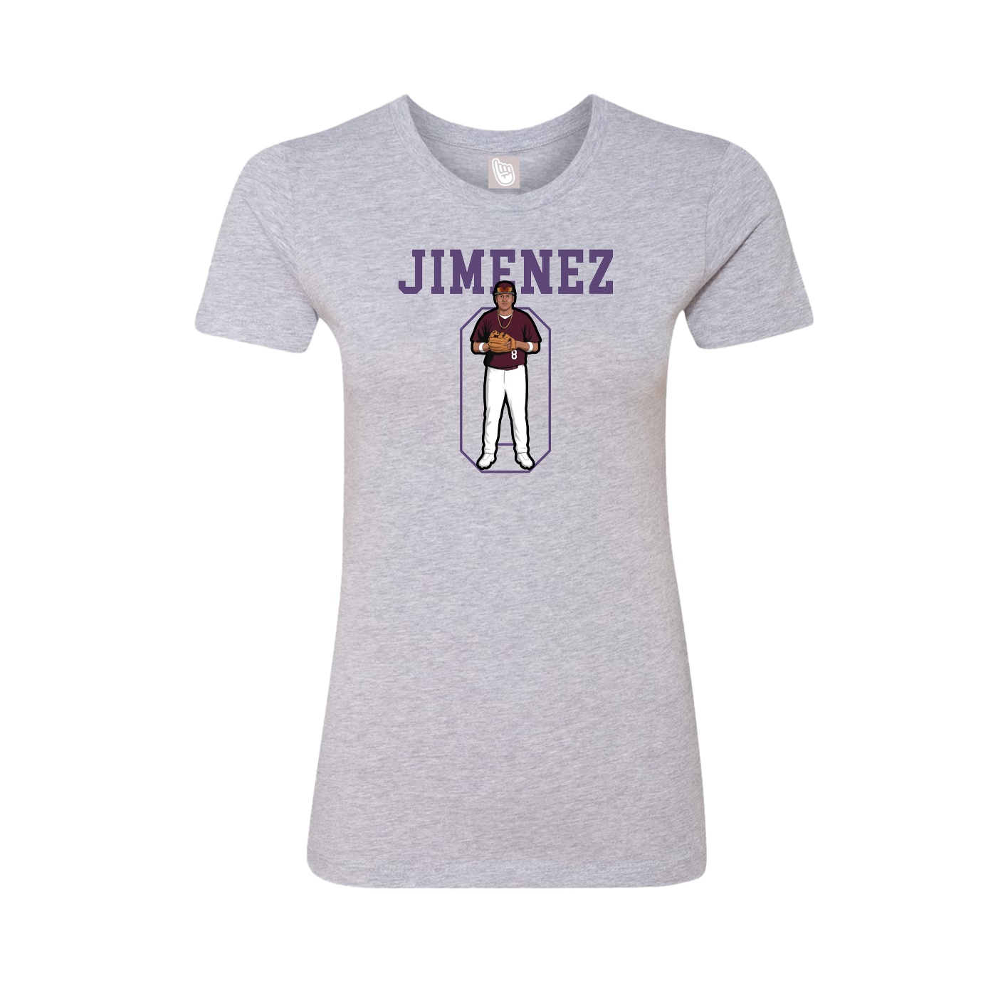 Fitted Women's Tee — Shirsey in Grey