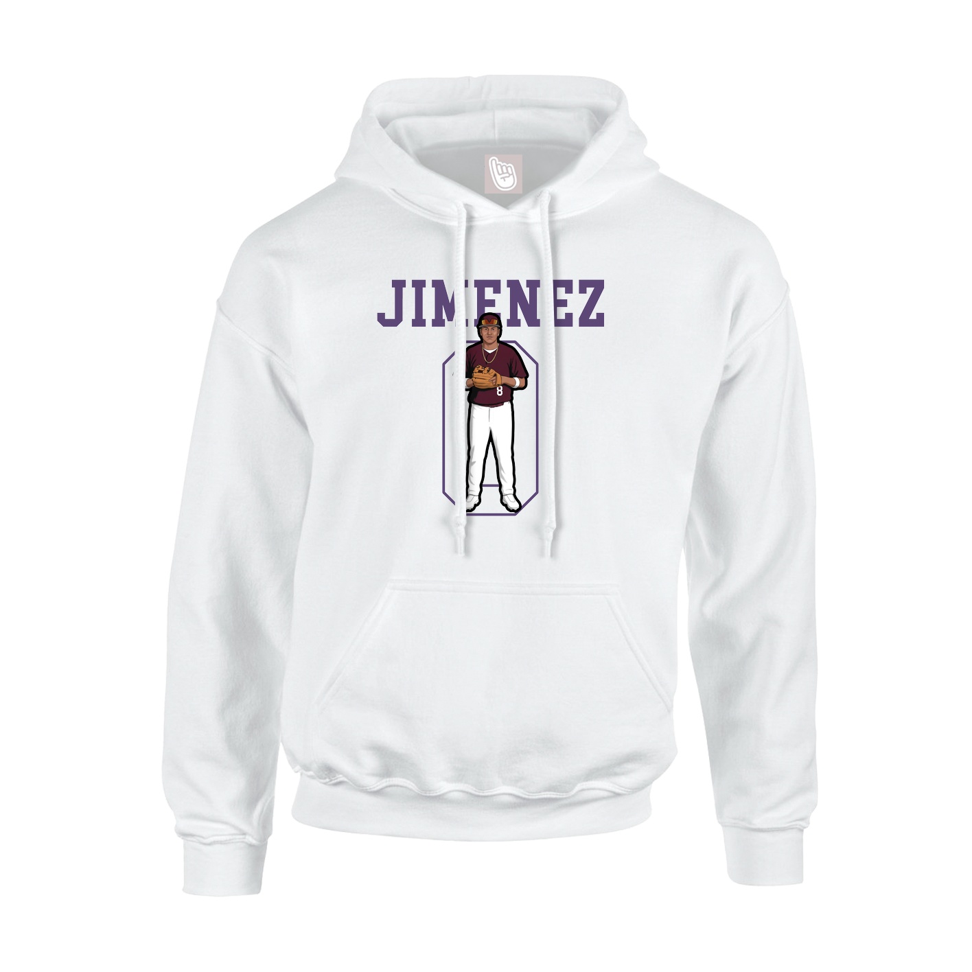 Hoodie — Shirsey in White