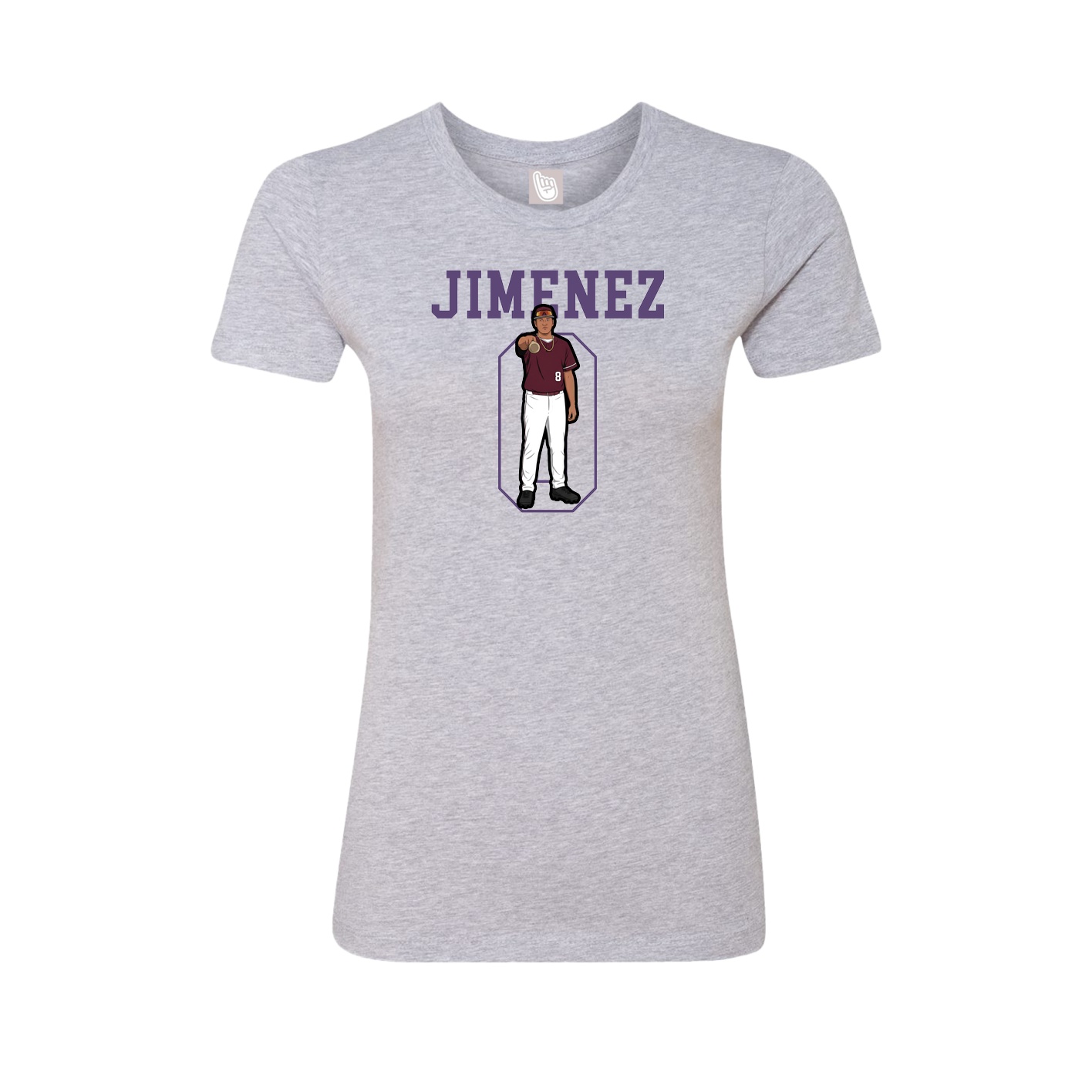 Fitted Women's Tee — Shirsey in Grey