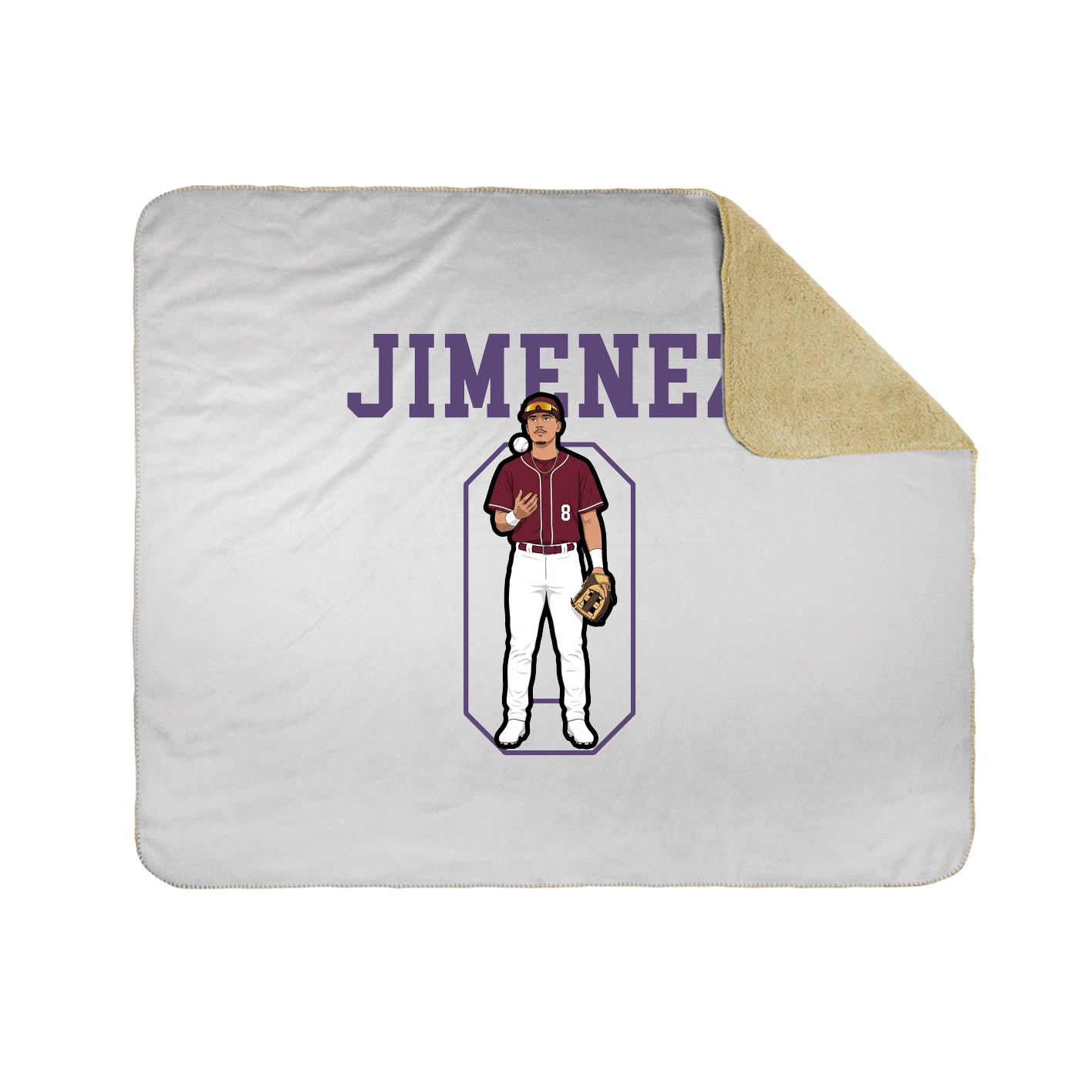 Throw Blanket — Shirsey in White