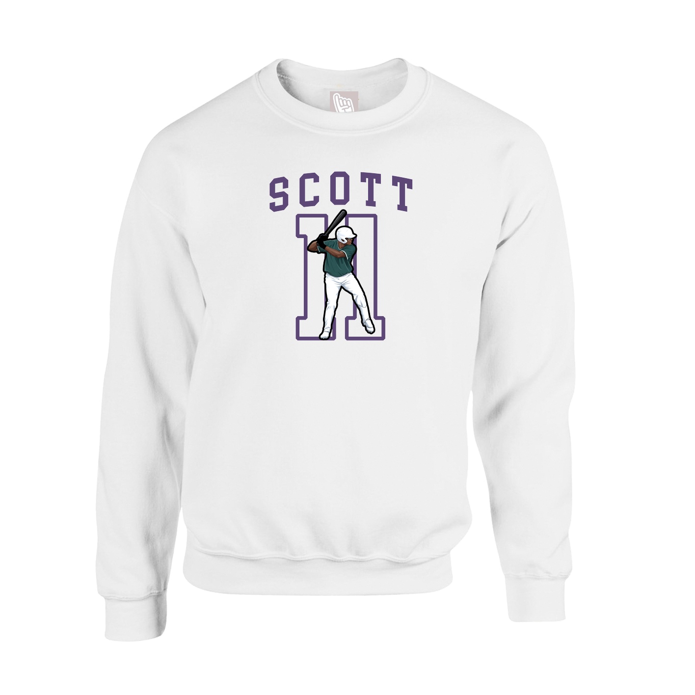 Fleece Crew — Shirsey in White