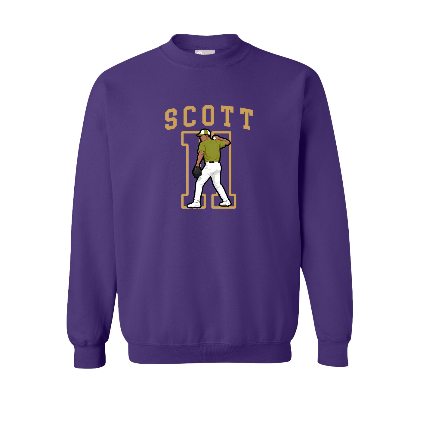 Fleece Crew — Shirsey in Purple