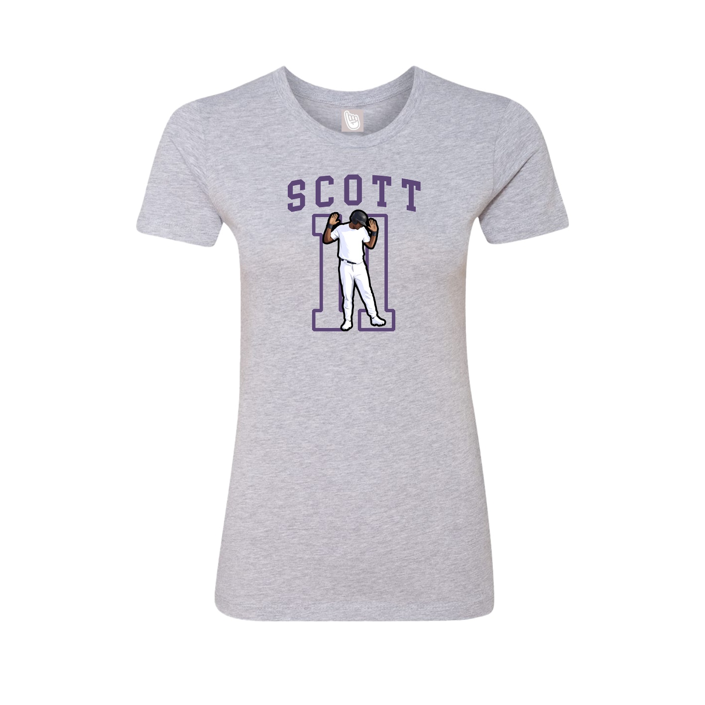 Fitted Women's Tee — Shirsey in Grey
