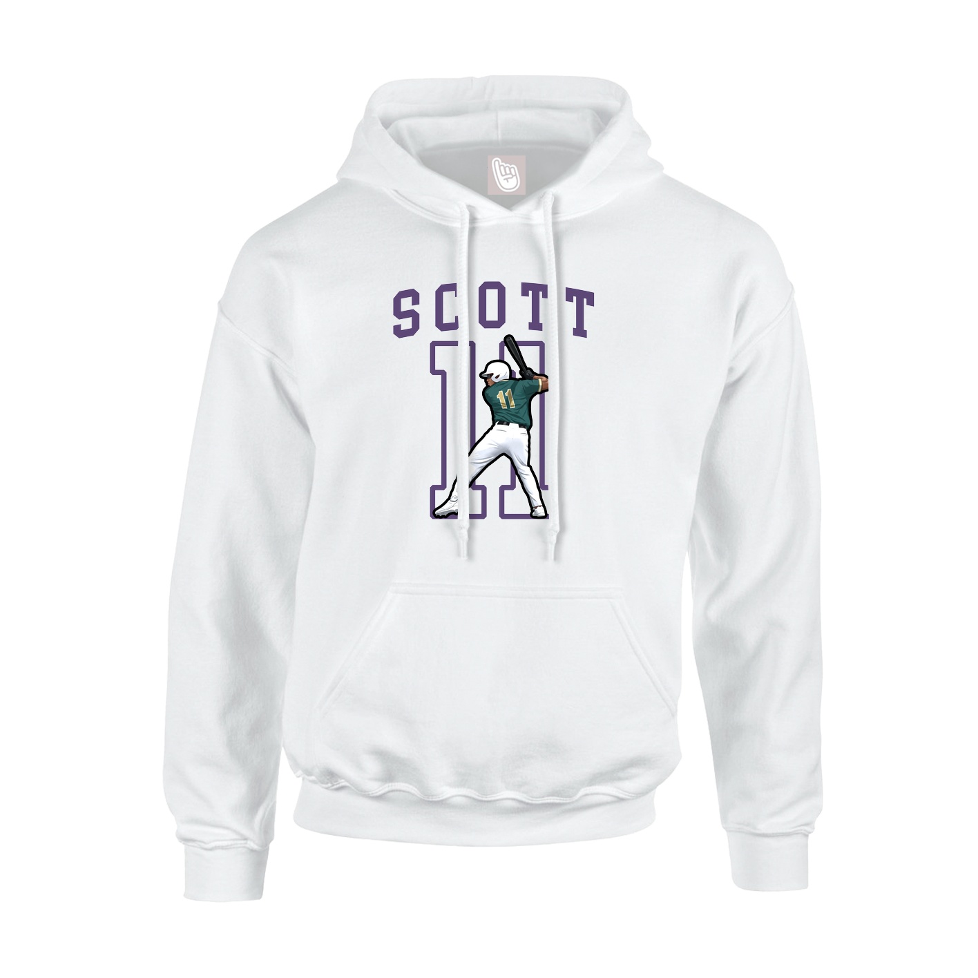 Youth Hoodie — Shirsey in White