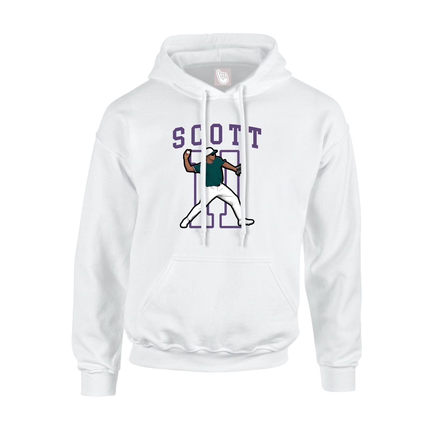 Hoodie — Shirsey in White