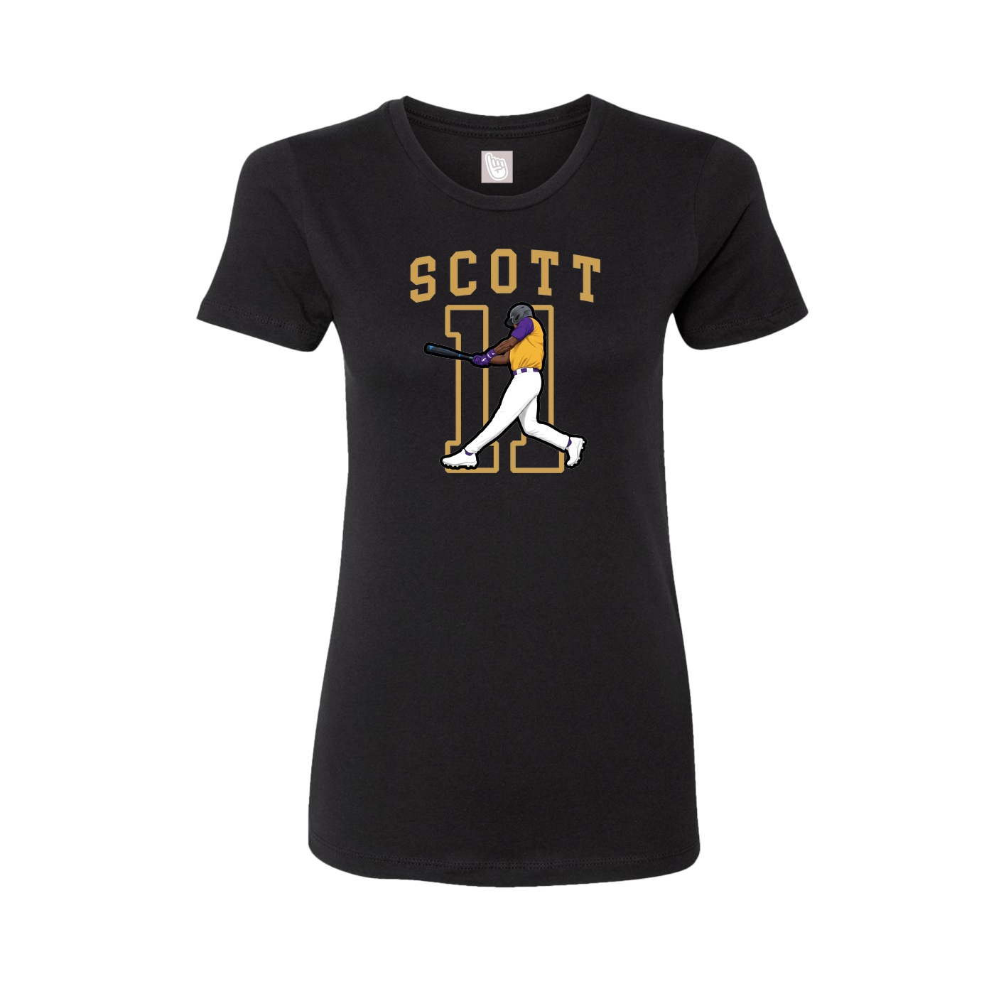 Fitted Women's Tee — Shirsey in Black