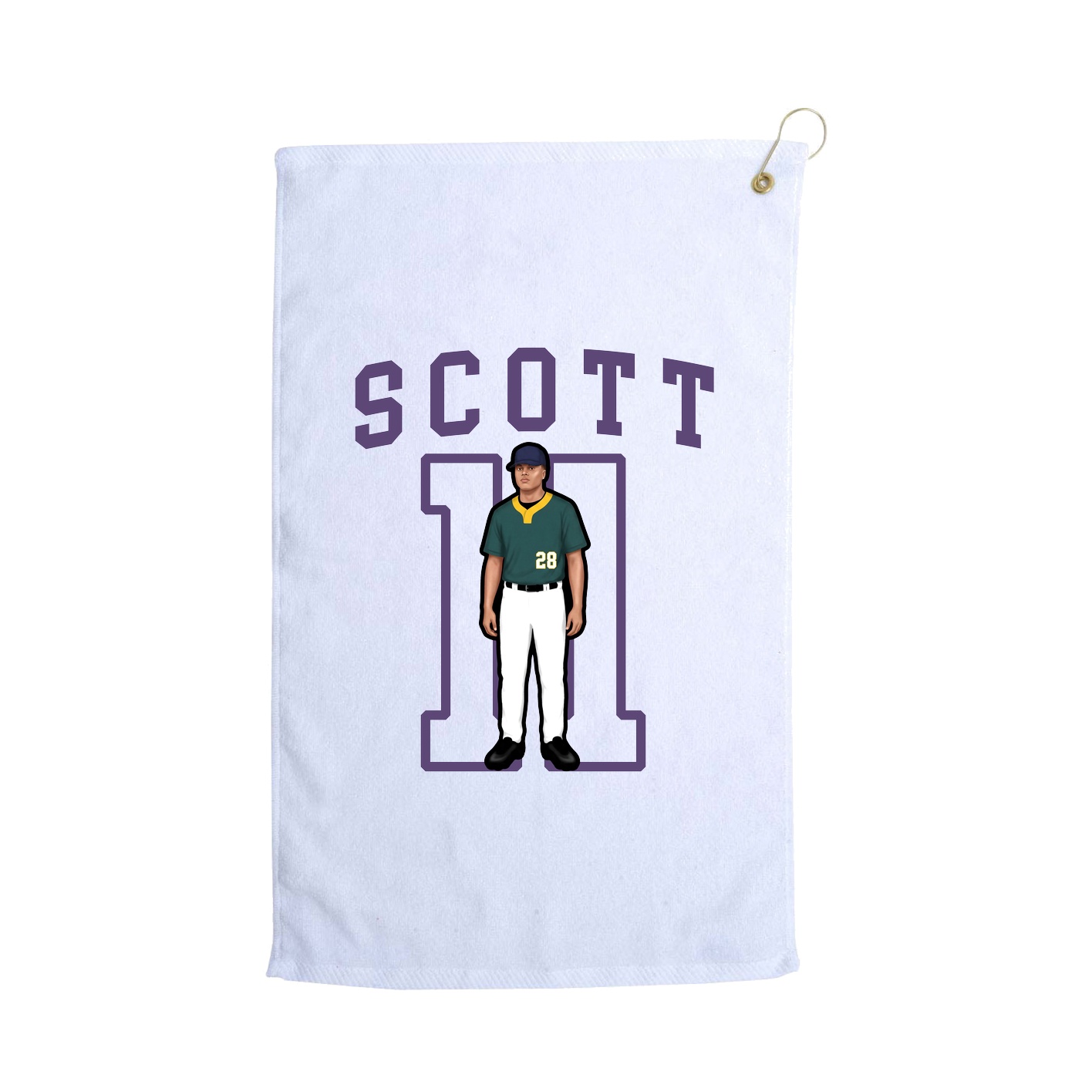Golf Towel — Shirsey in White