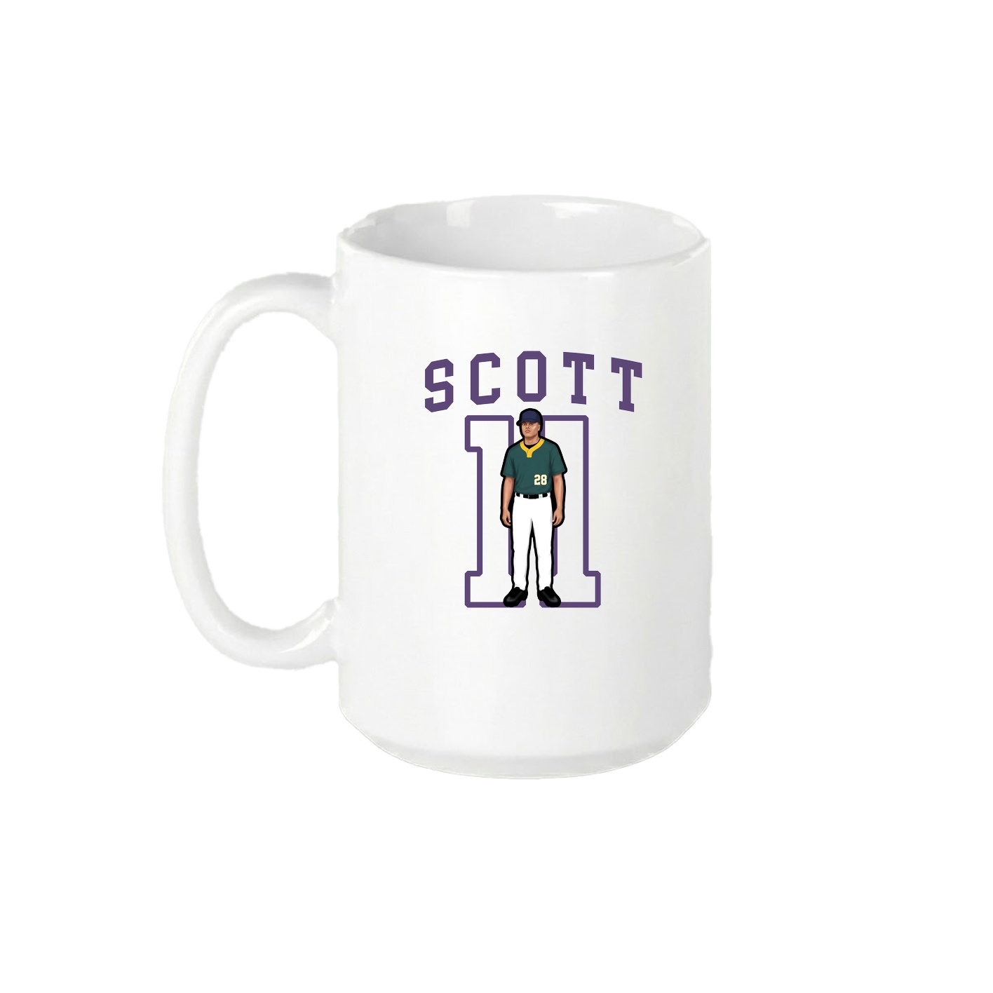 15oz Coffee Mug — Shirsey in White