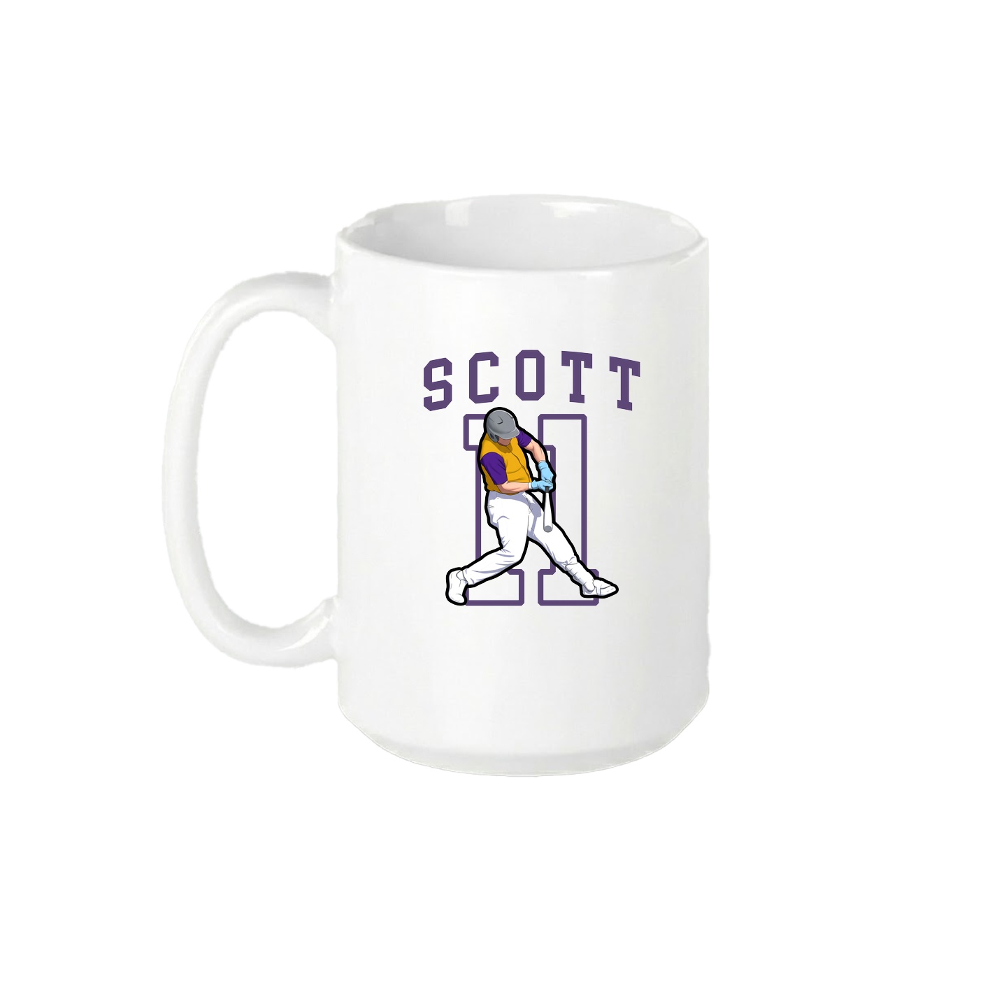15oz Coffee Mug — Shirsey in White