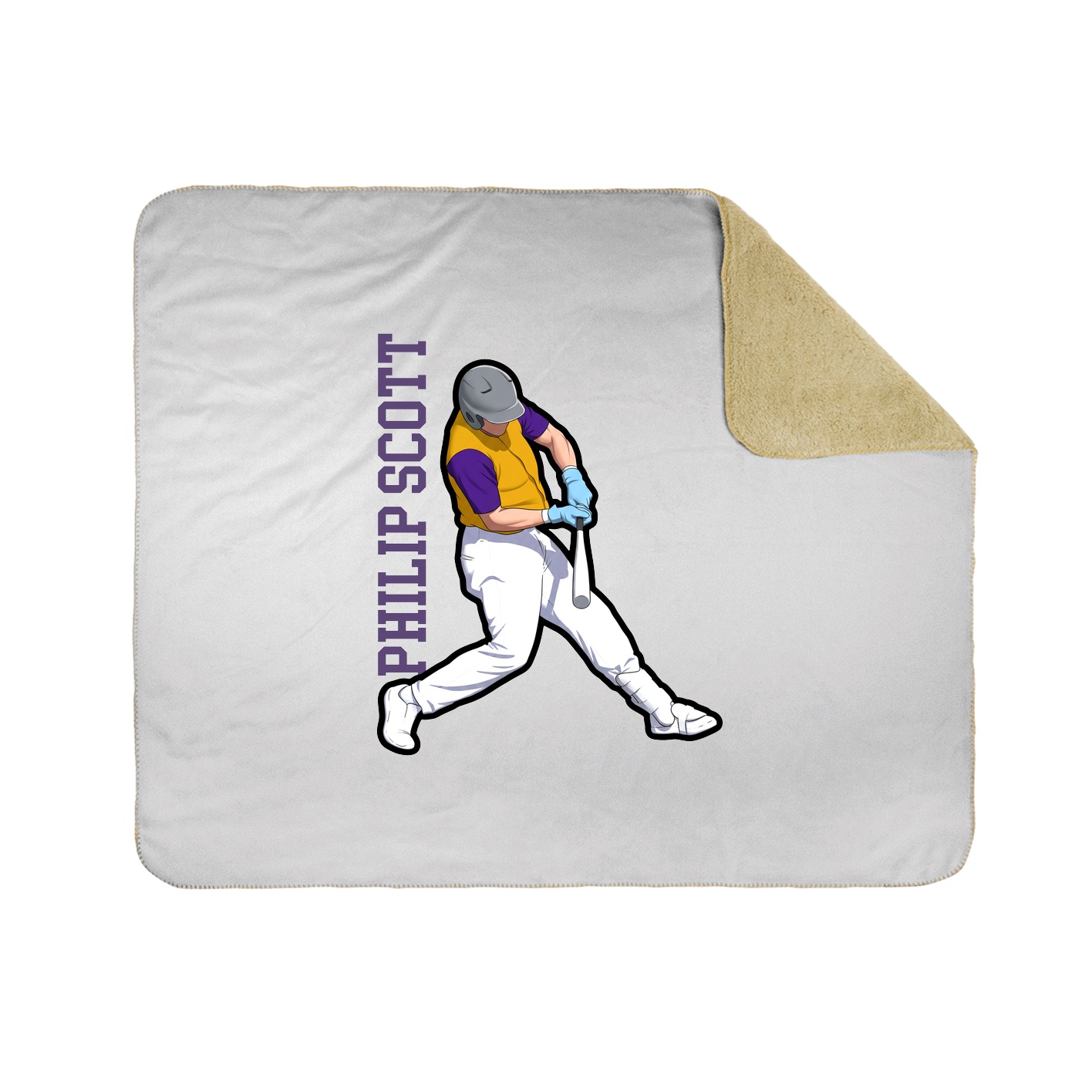 50x60 Sherpa Lined Throw Blanket