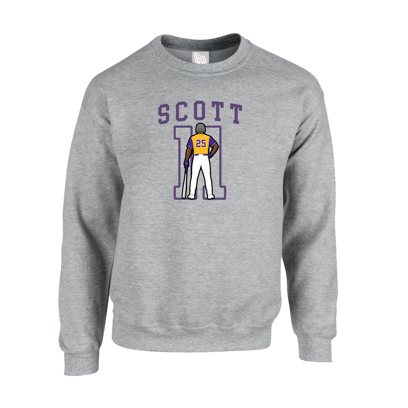 Fleece Crew — Shirsey in Grey