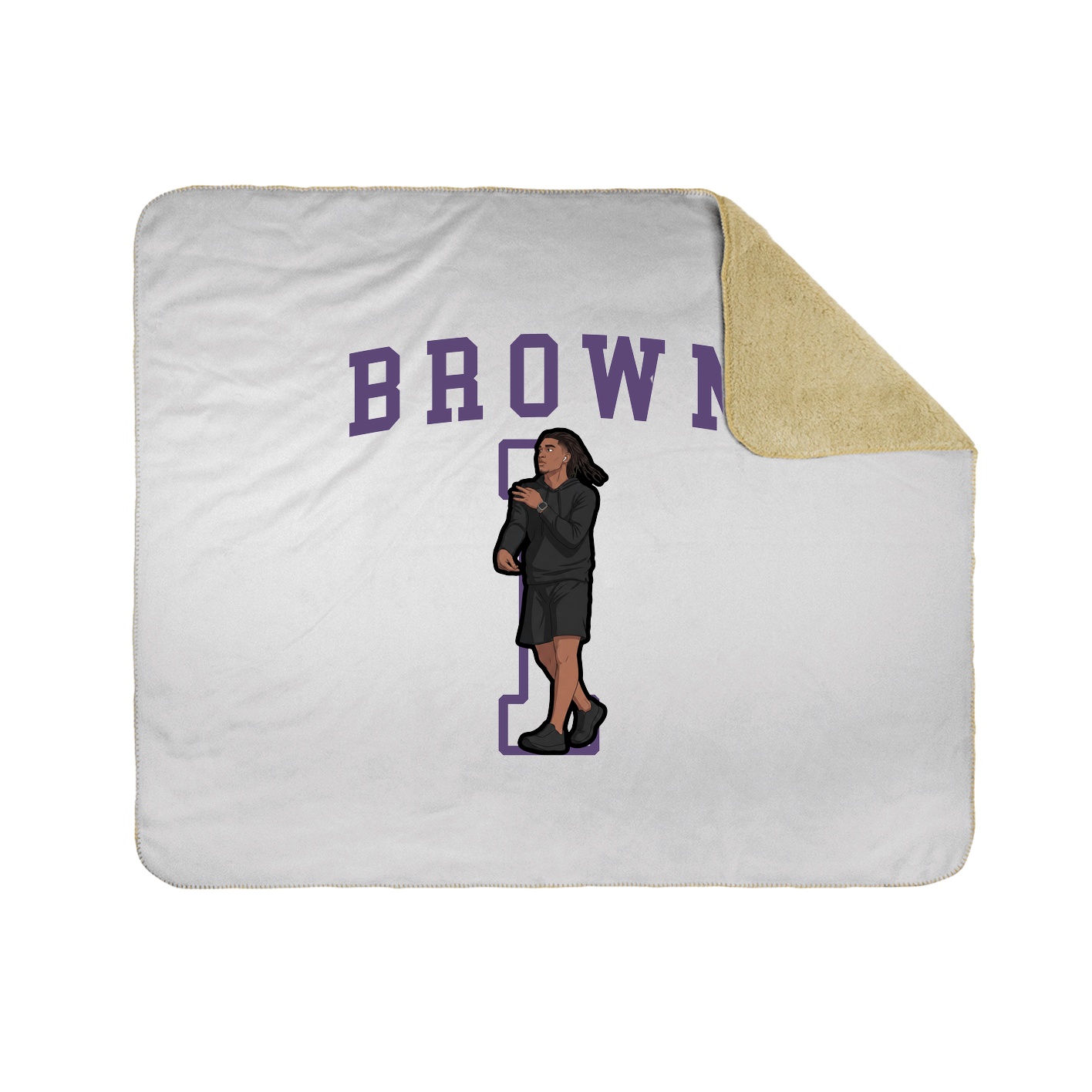 Throw Blanket — Shirsey in White