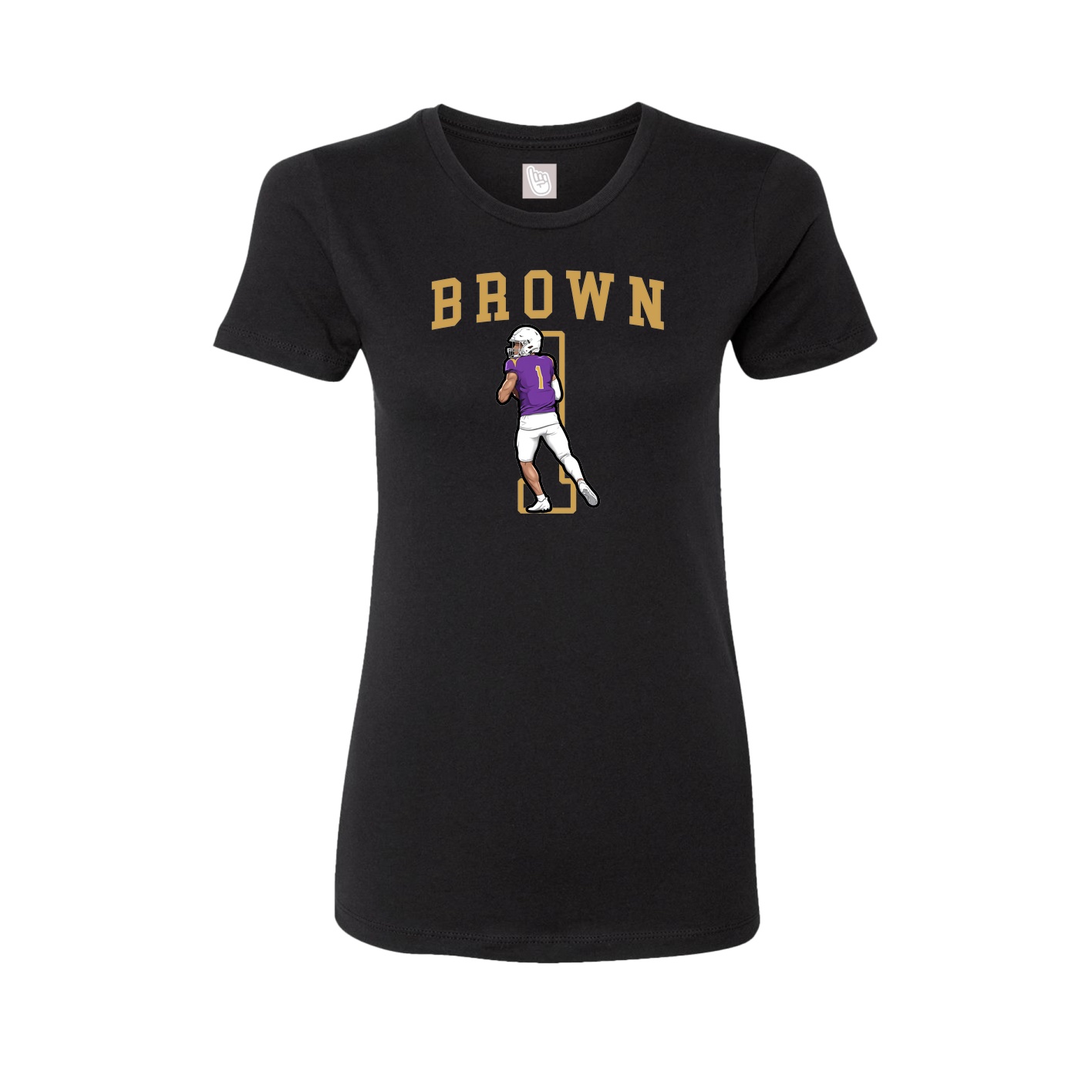 Fitted Women's Tee — Shirsey in Black