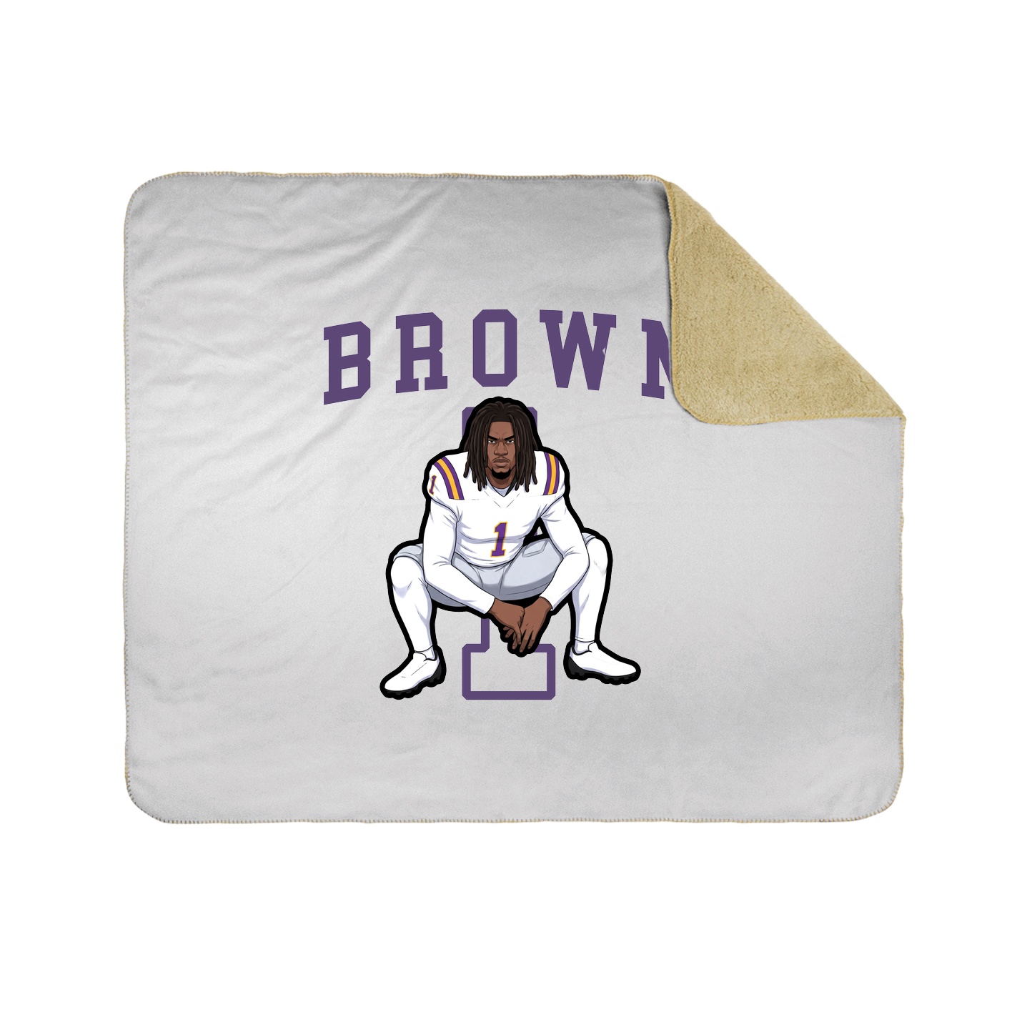 Throw Blanket — Shirsey in White