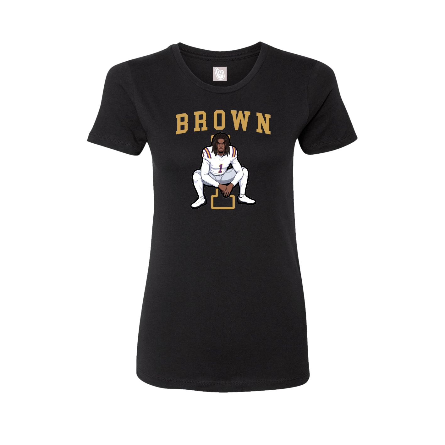 Fitted Women's Tee — Shirsey in Black