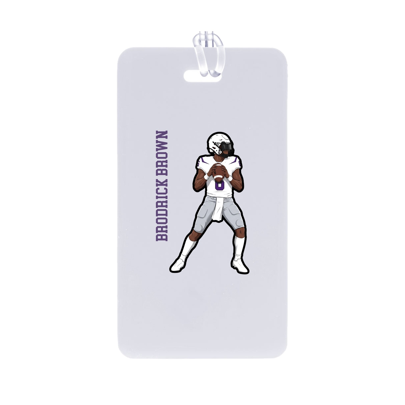 Bag Tag — Name Vertical in Classic