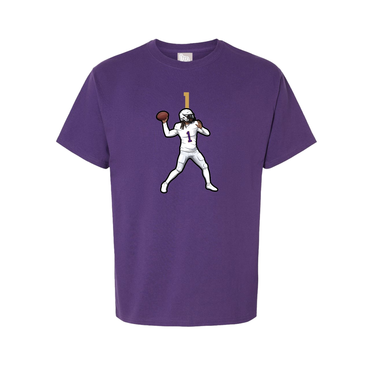Tee — Number Top in Purple