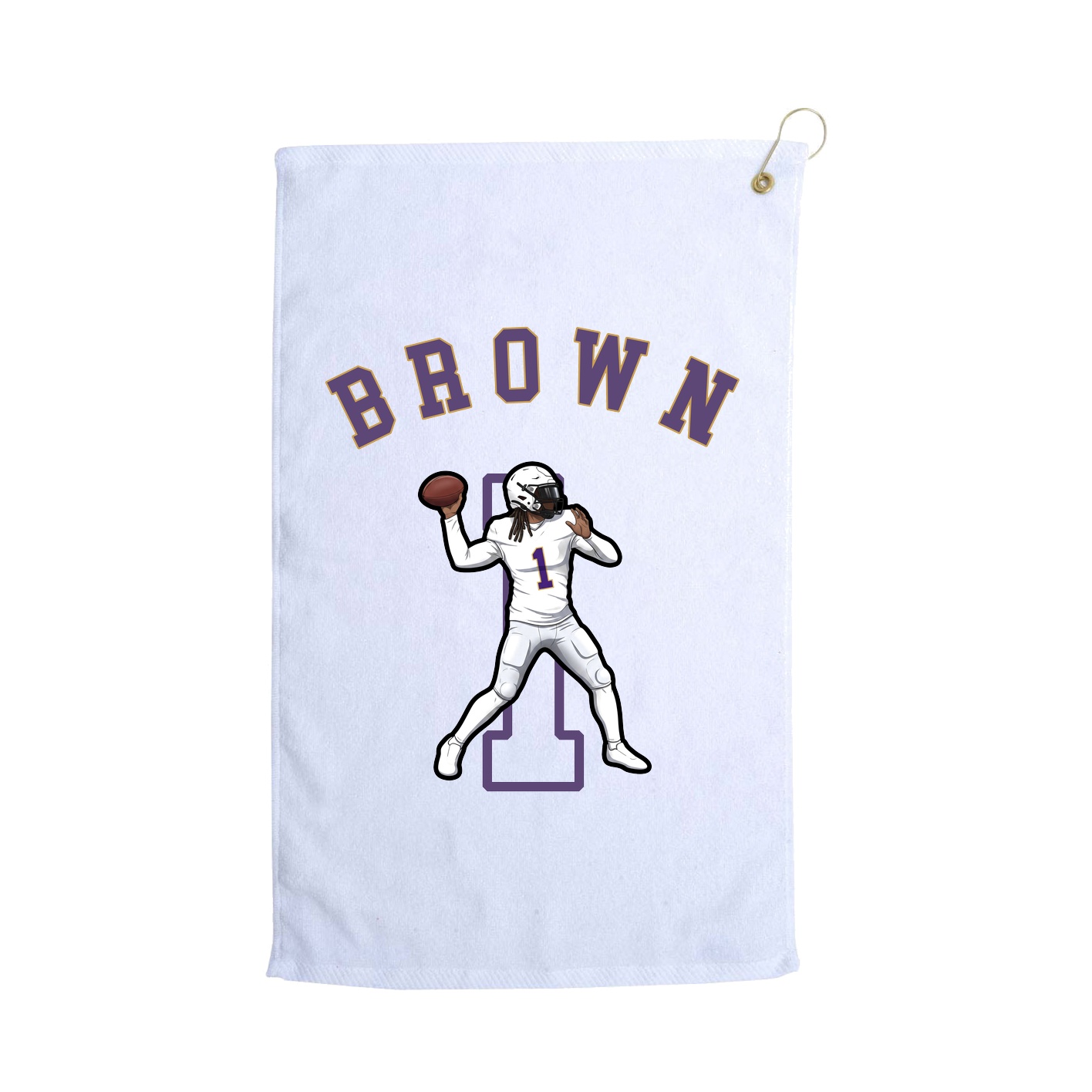 Golf Towel — Shirsey Arch in White
