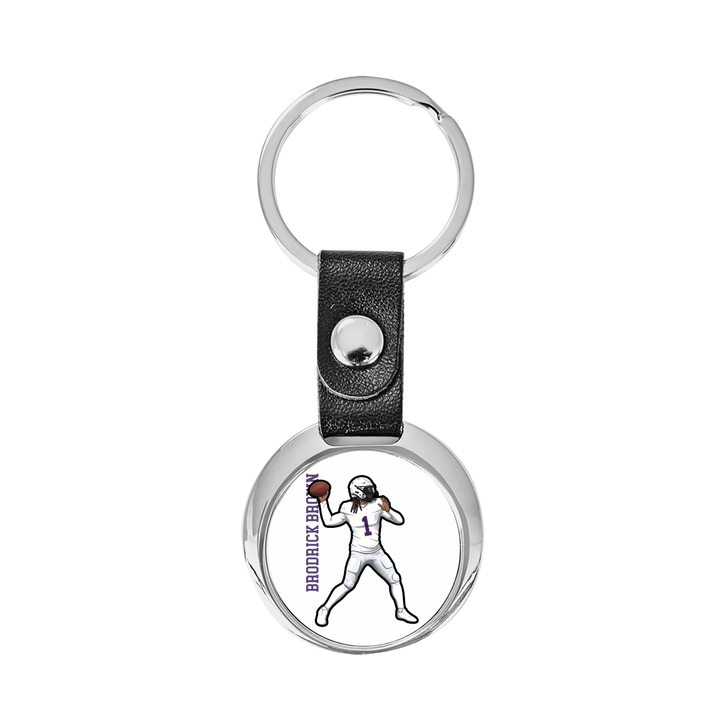 Key Chain — Name Vertical in Classic