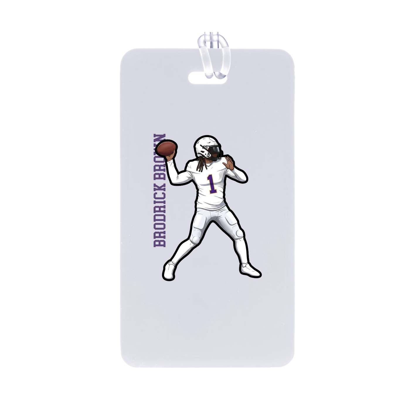 Bag Tag — Name Vertical in Classic