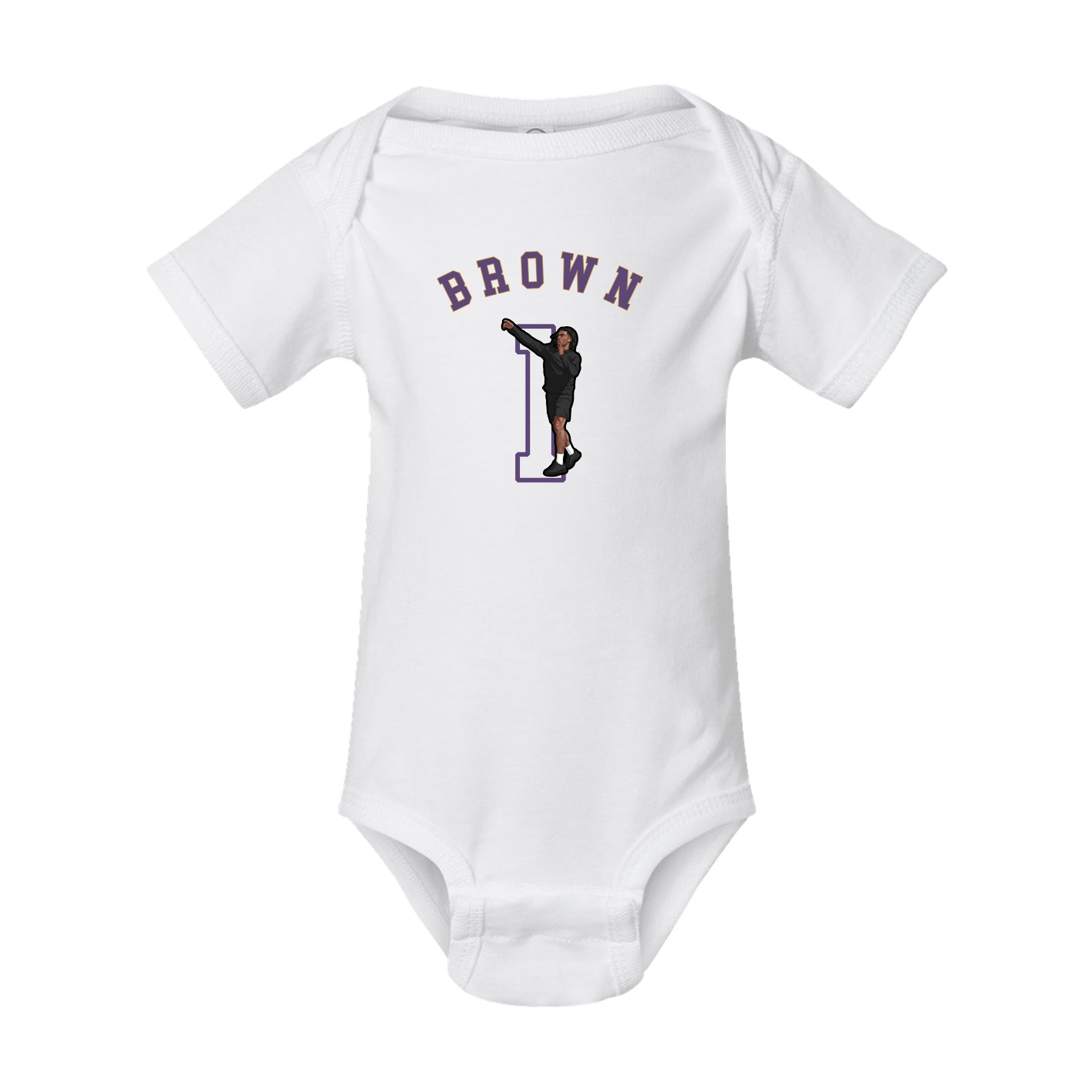 Baby Onesie — Shirsey Arch in White