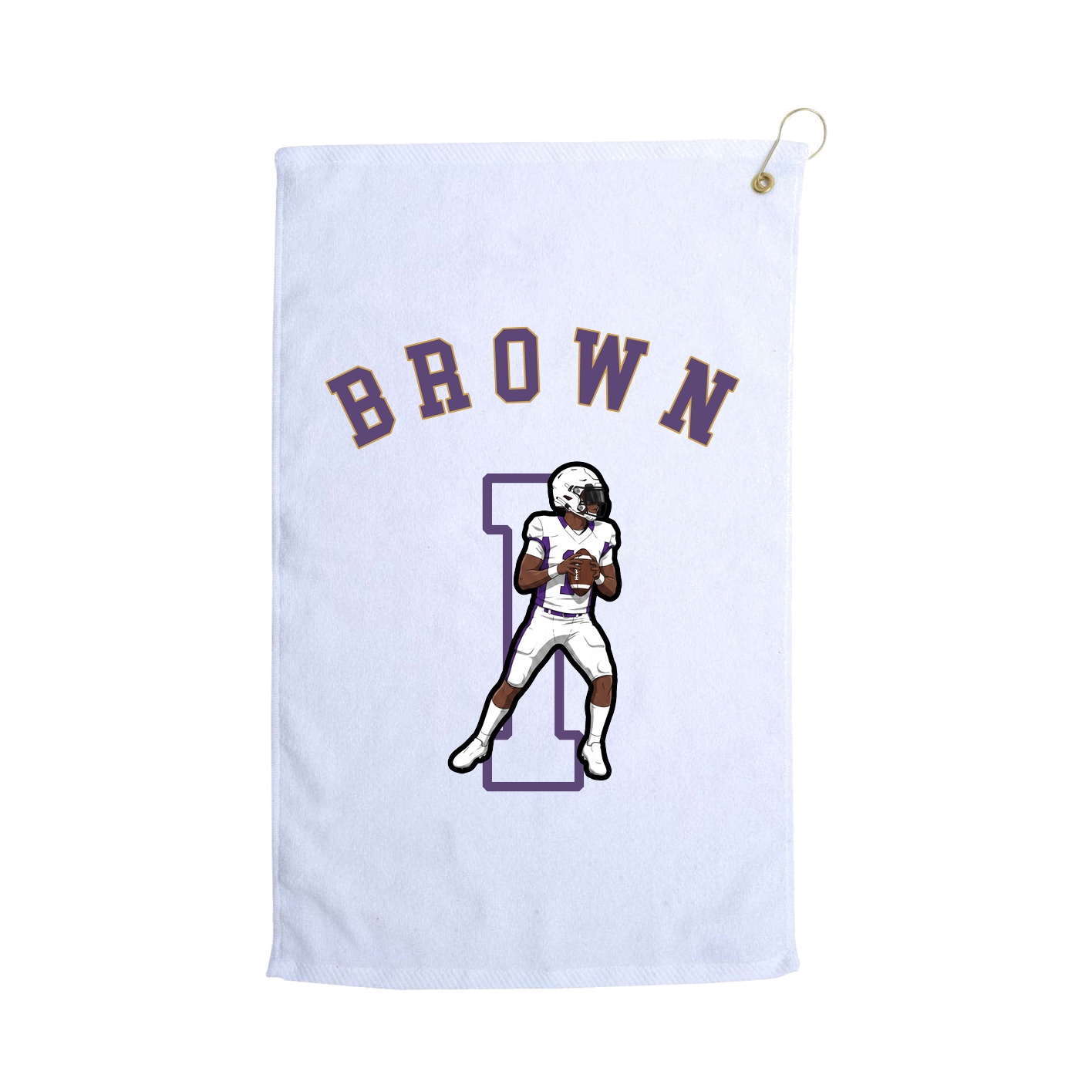 Golf Towel — Shirsey Arch in White