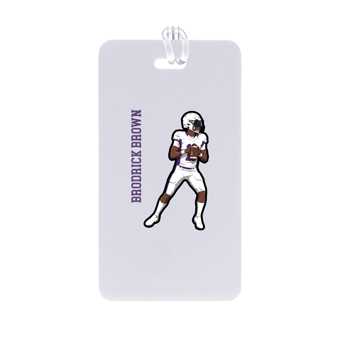Bag Tag — Name Vertical in Classic