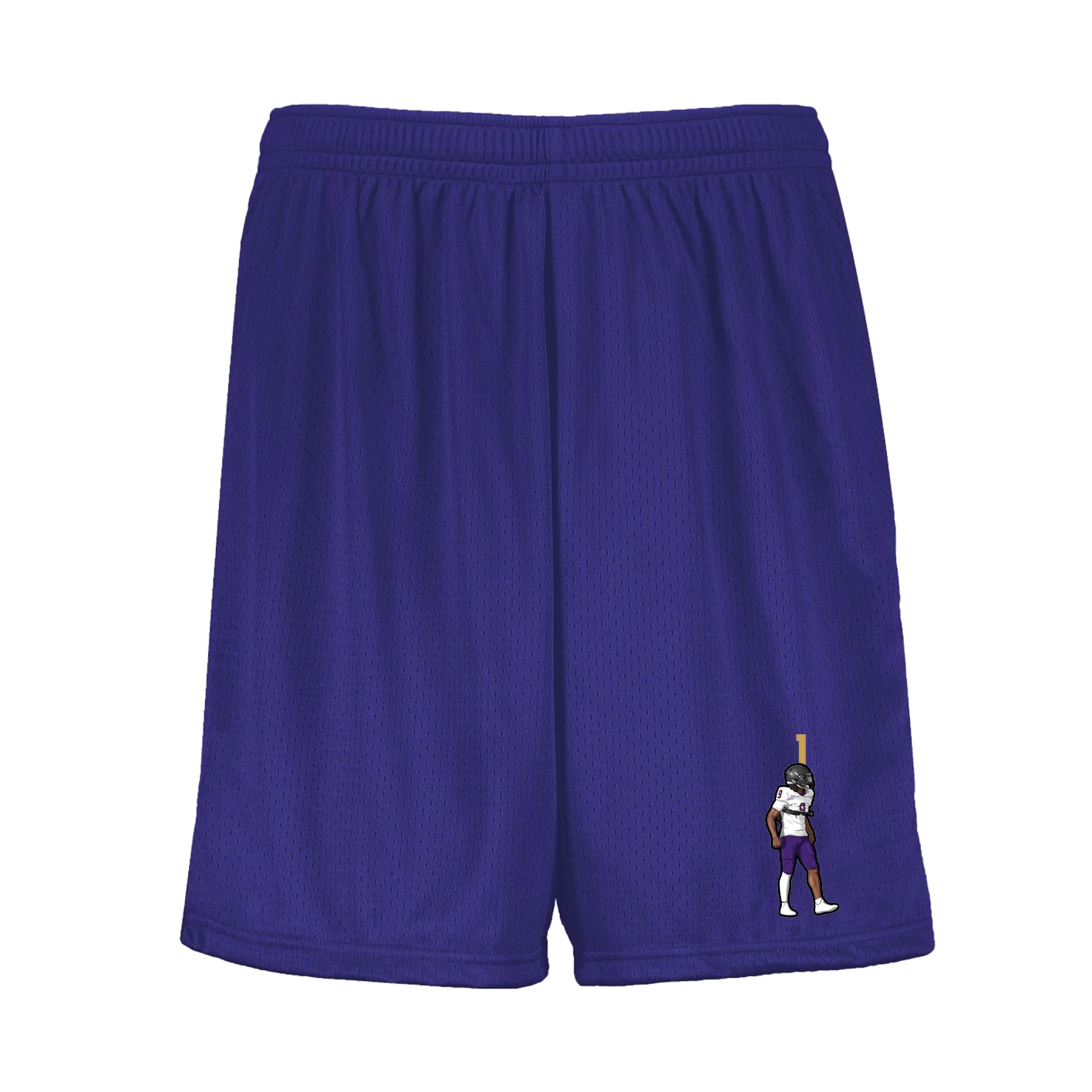 Shorts — Number Top in Purple