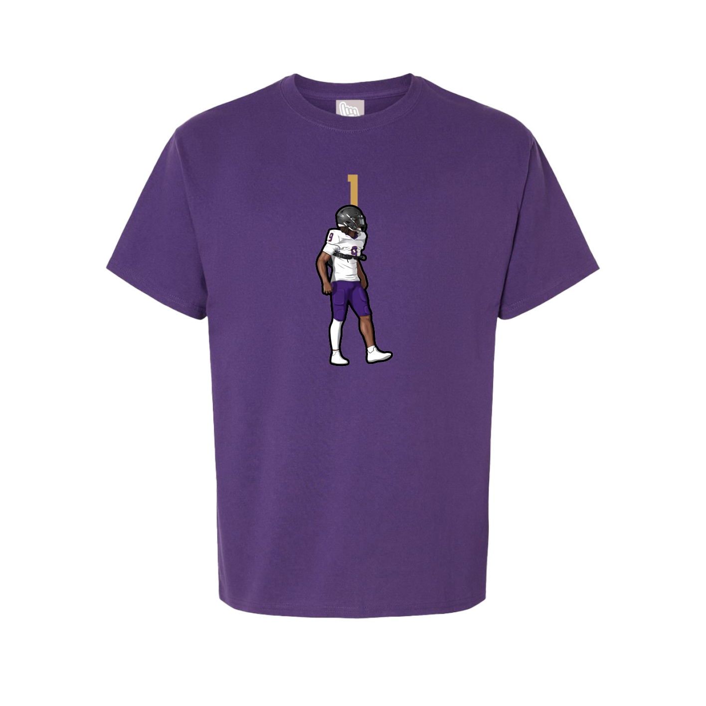 Tee — Number Top in Purple
