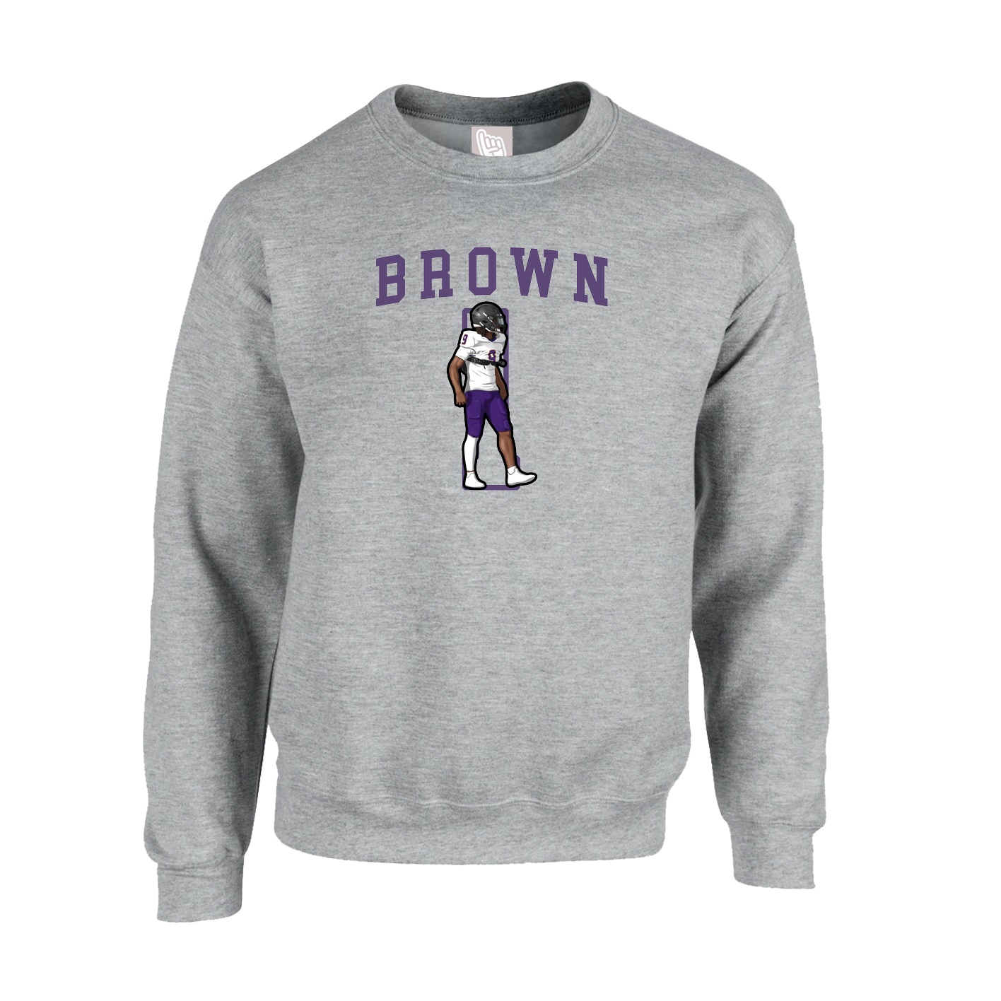 Fleece Crew — Shirsey in Grey