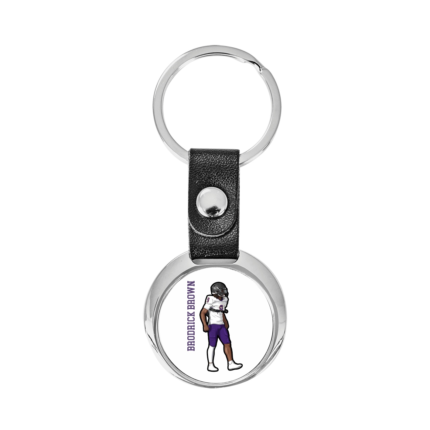 Key Chain — Name Vertical in Classic
