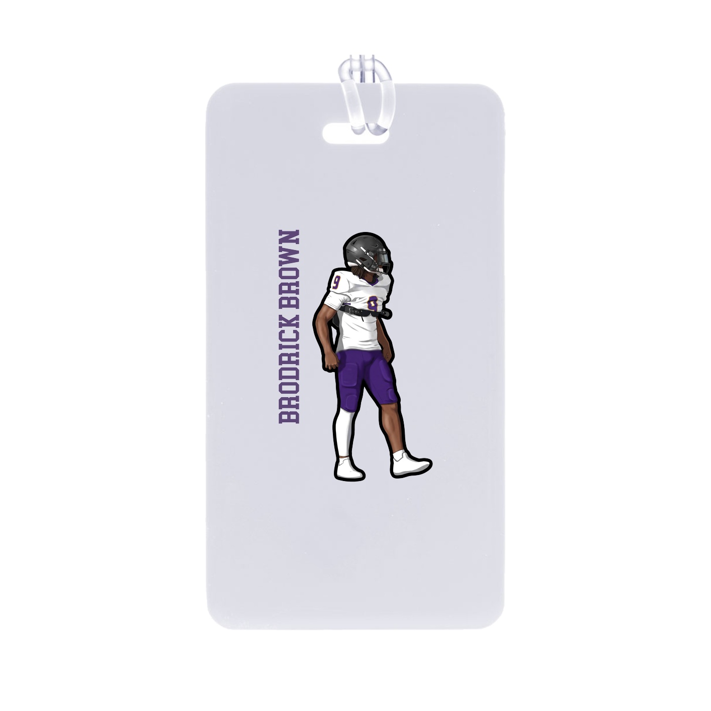 Bag Tag — Name Vertical in Classic
