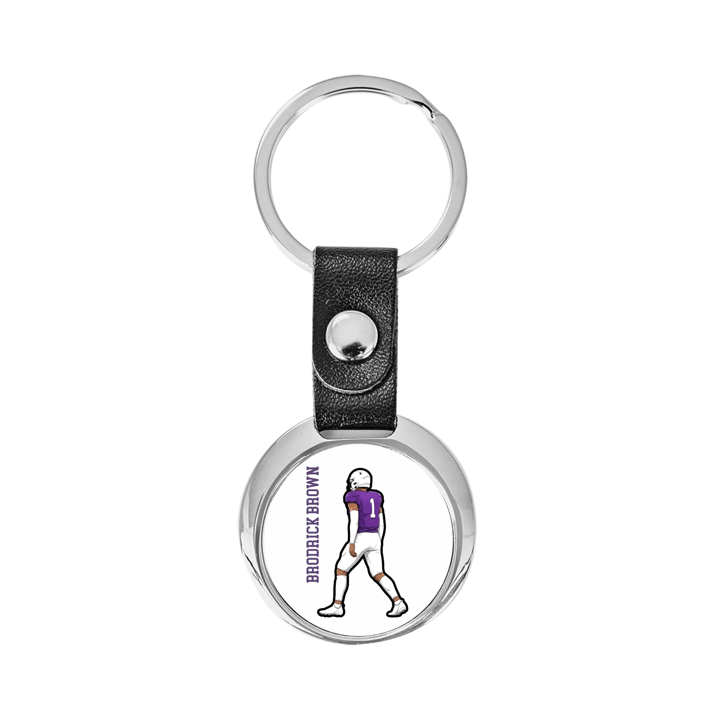 Key Chain — Name Vertical in Classic