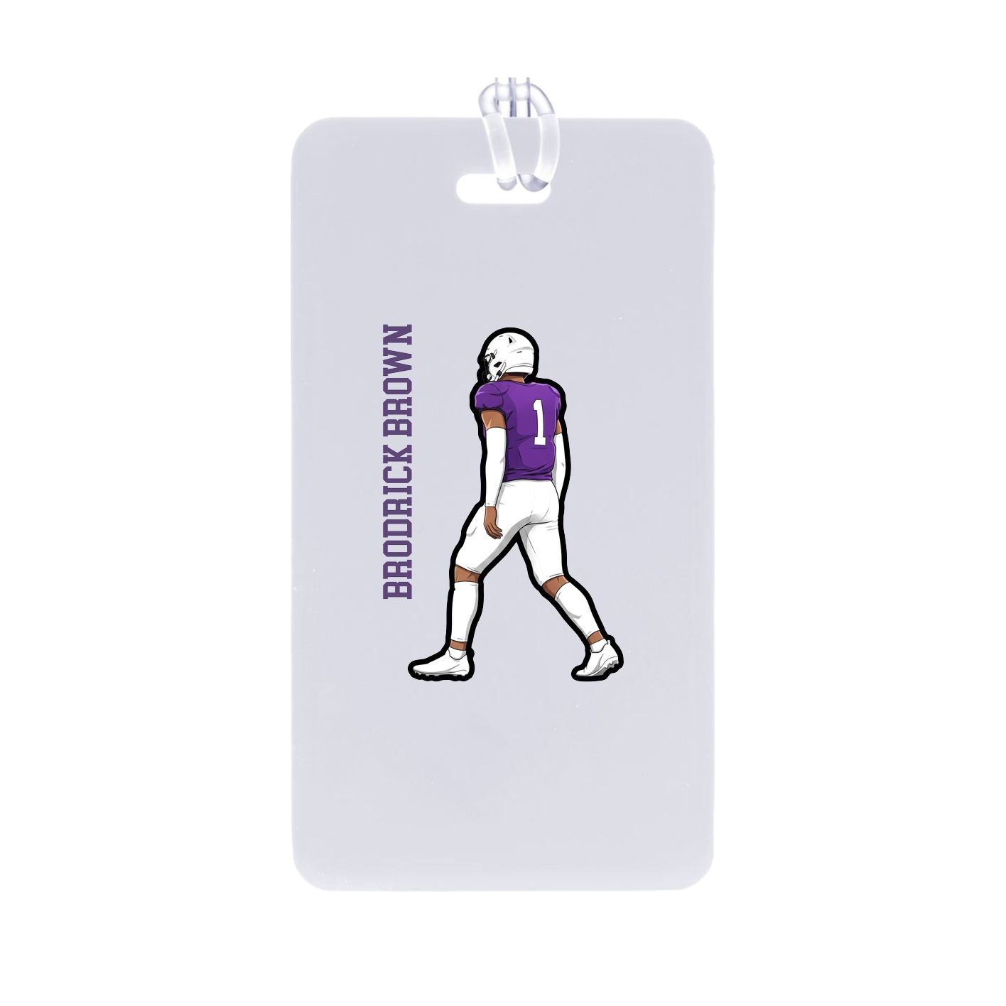 Bag Tag — Name Vertical in Classic